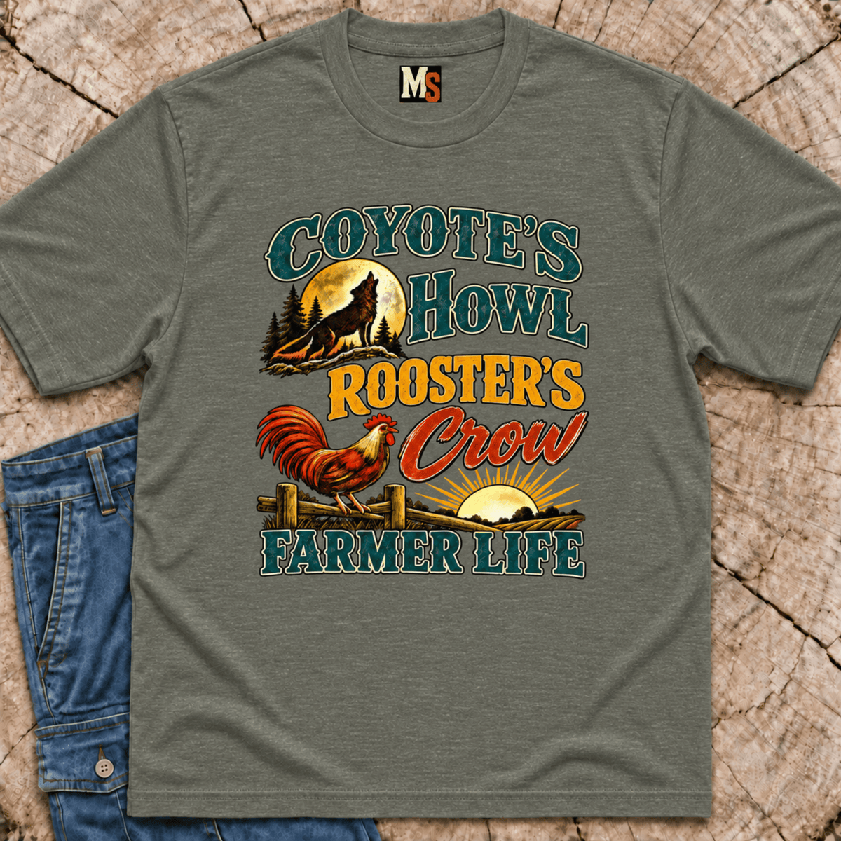 Coyote's Howl, Roosters Crow, Repeat T-shirt