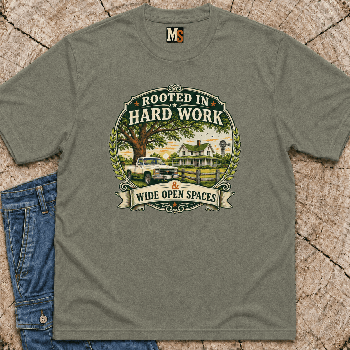 Rooted in hard work T-shirt