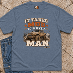 It takes mud to make a man T-shirt