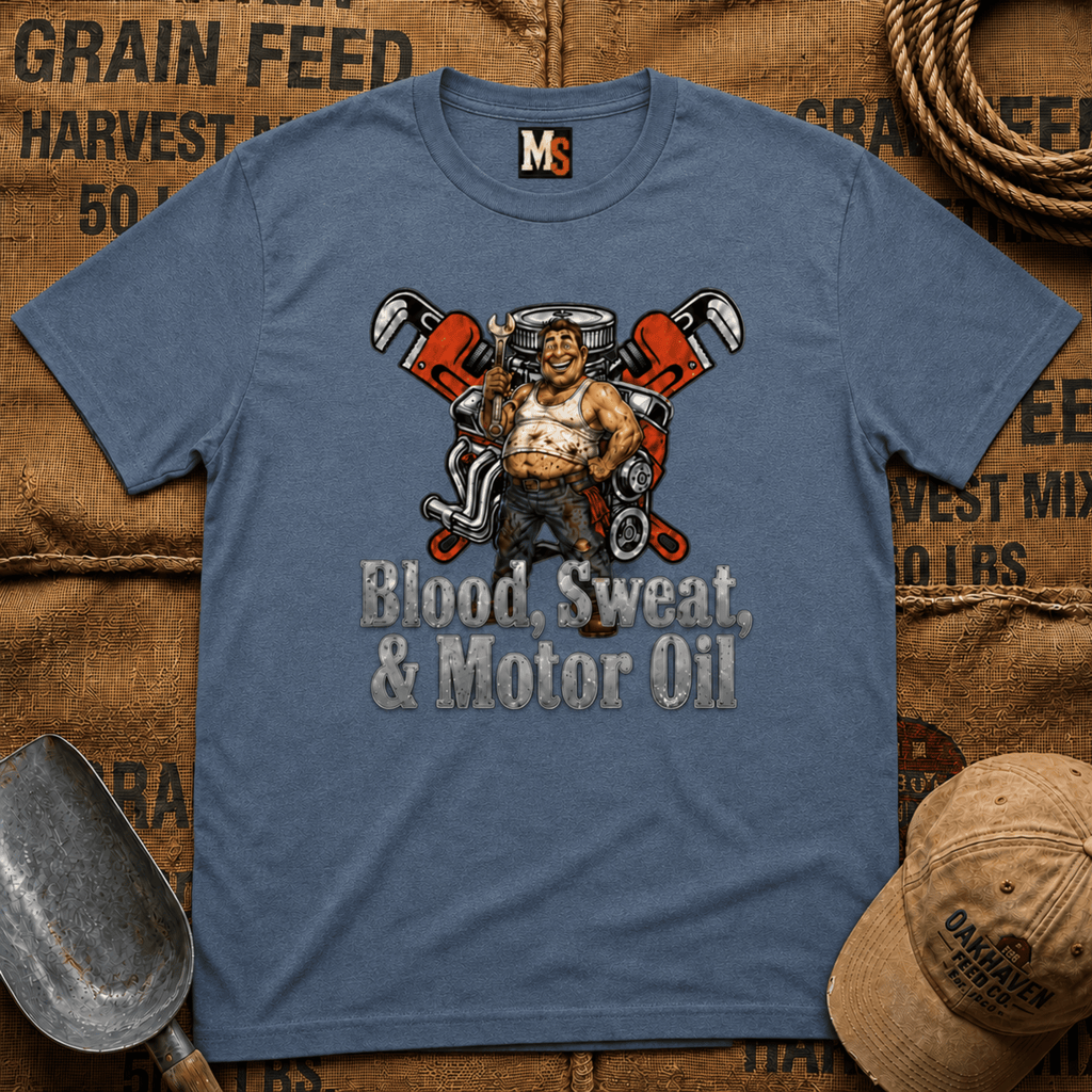 Blood, Sweat & Motor Oil T-shirt