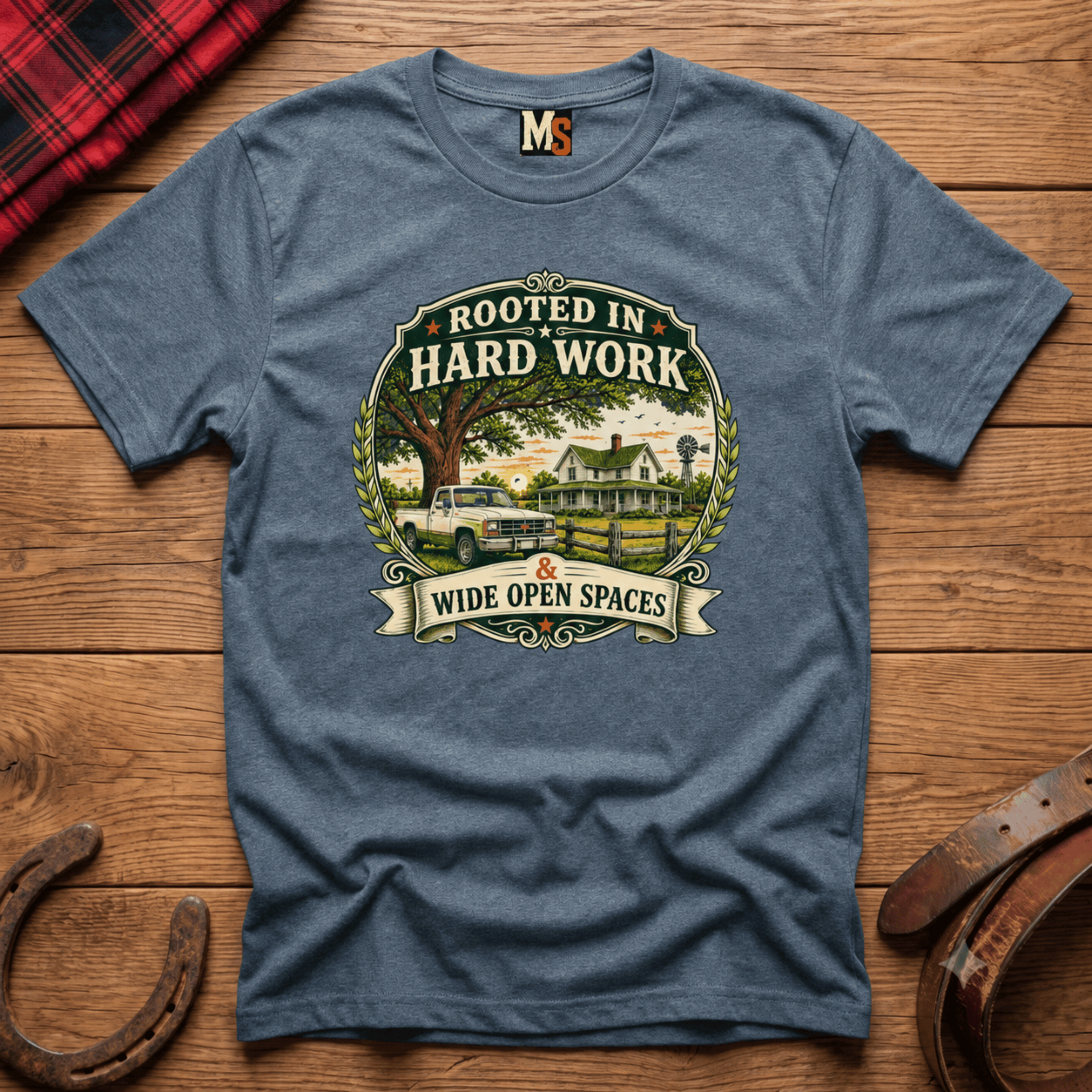 Rooted in hard work T-shirt