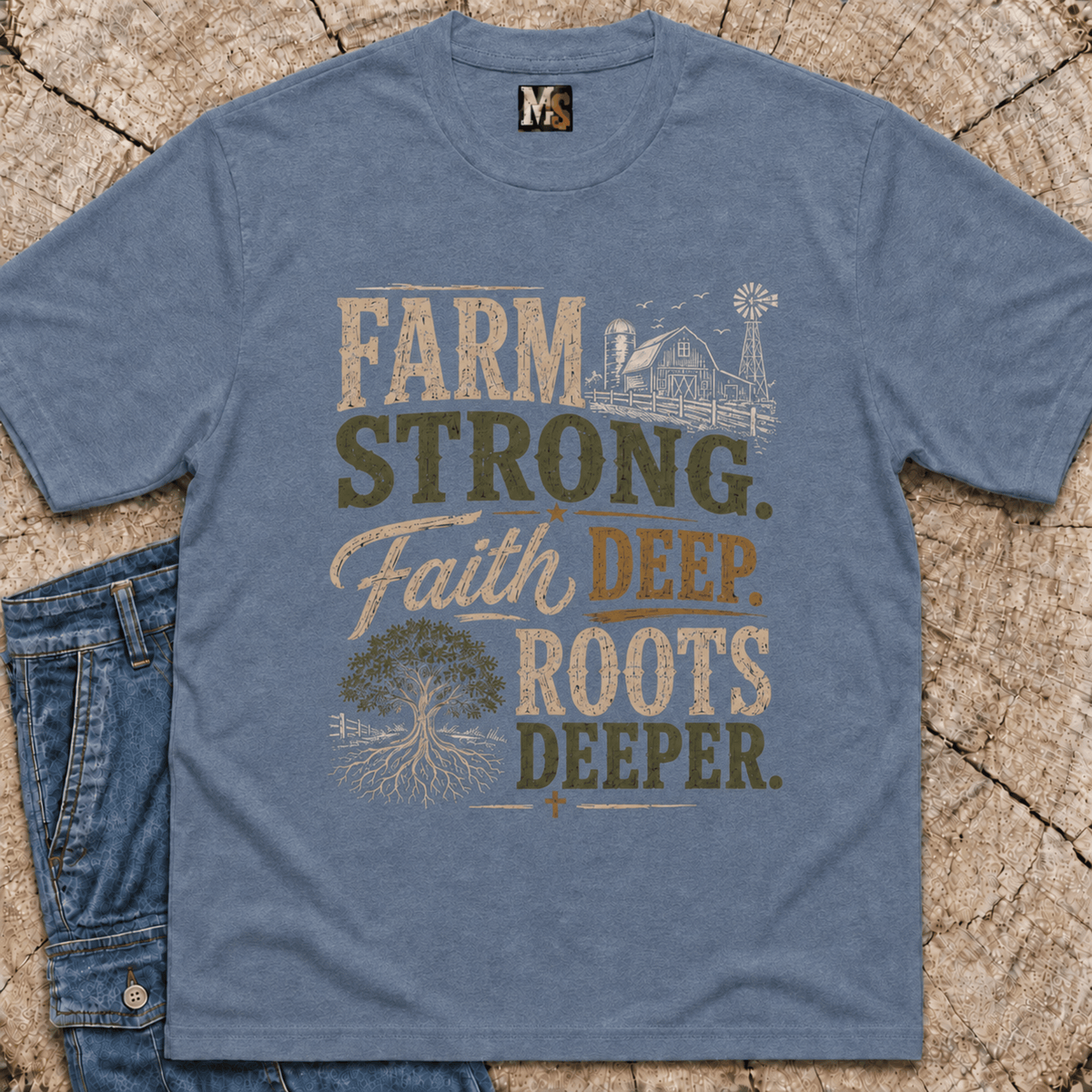 Farm Strong, Faith Deep T-shirt