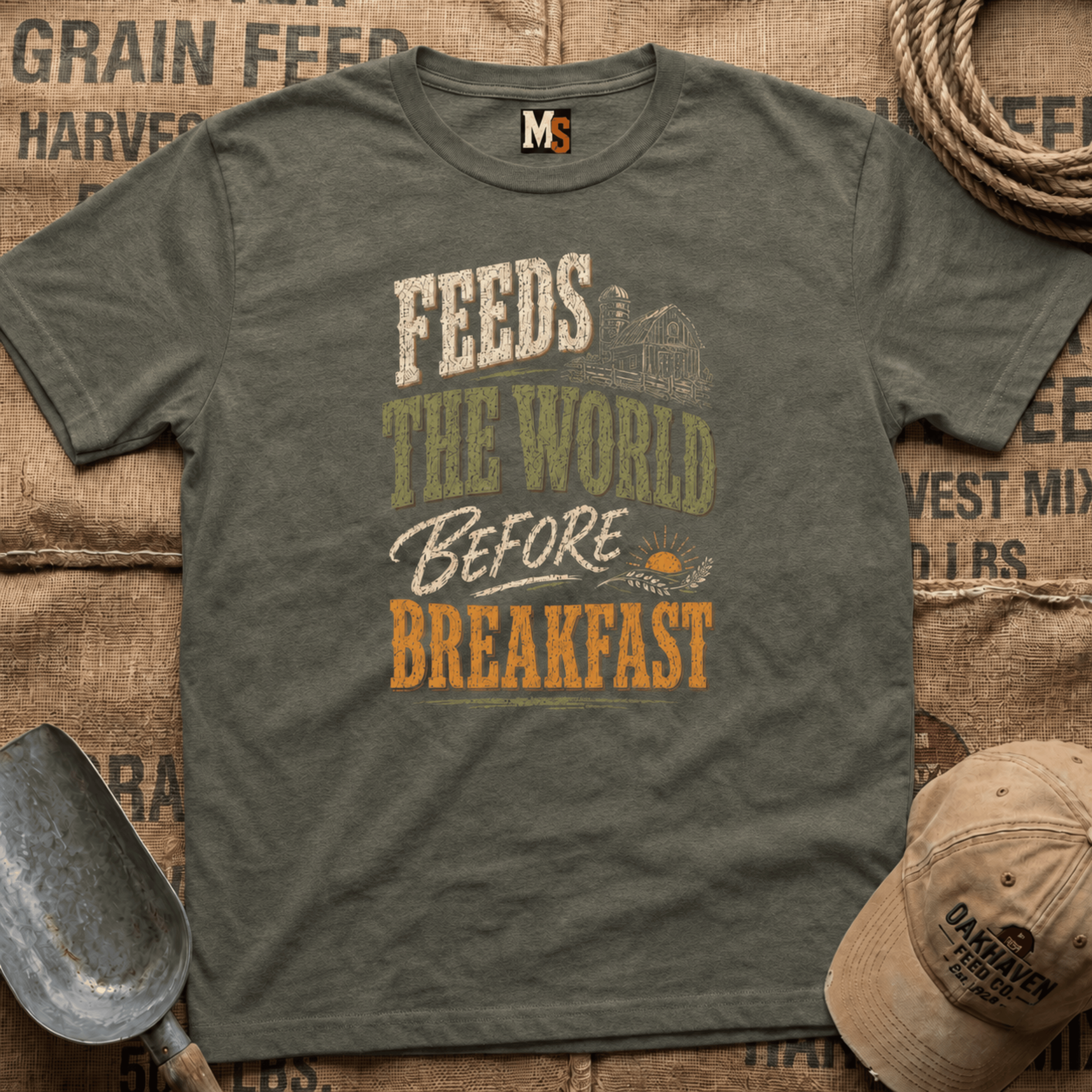 Feeds the World Before Breakfast T-shirt
