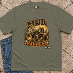 Mud Happens T-Shirt — Vintage Tractor Off-Road Farming Tee