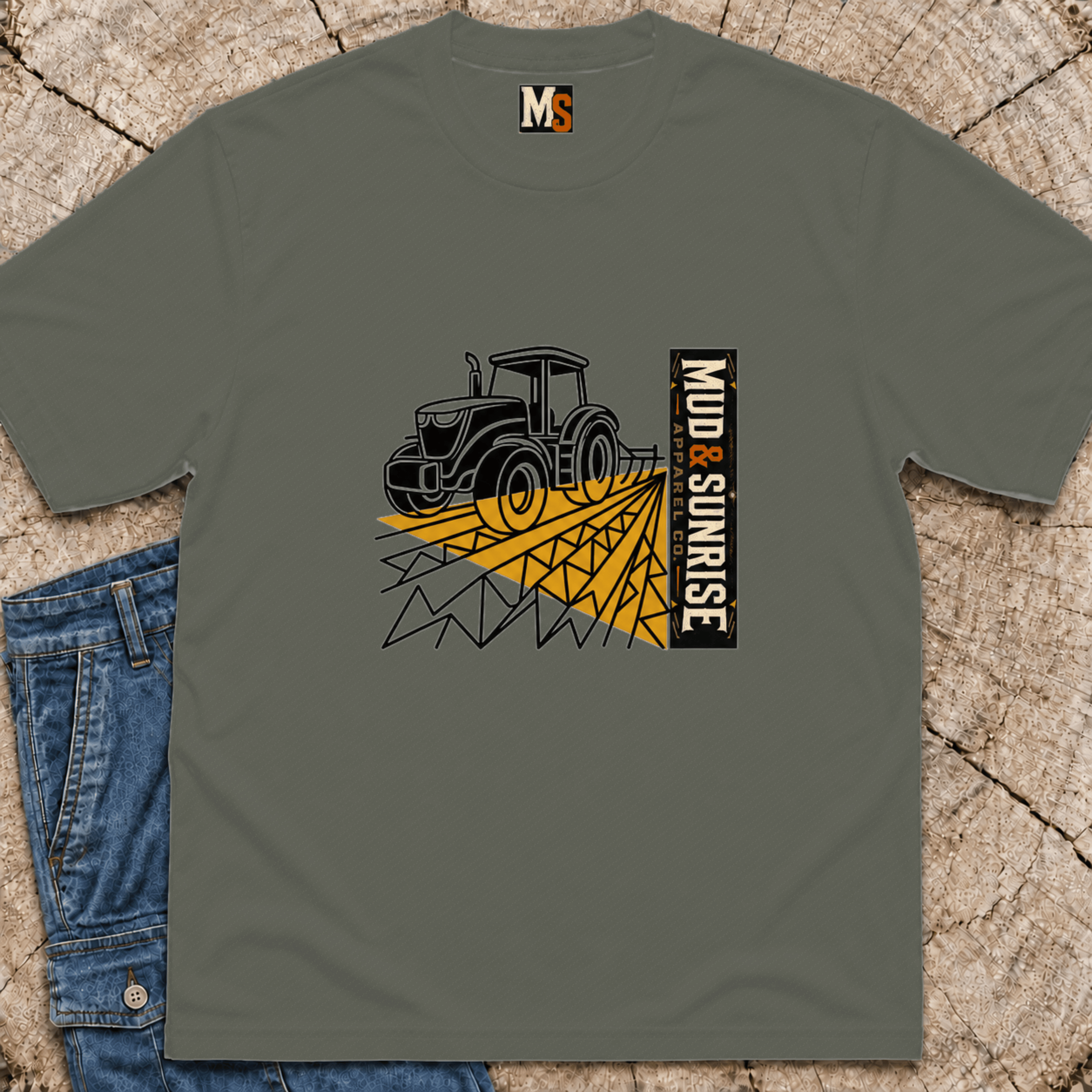 Tractor 'Mud & Sunrise' T‑Shirt