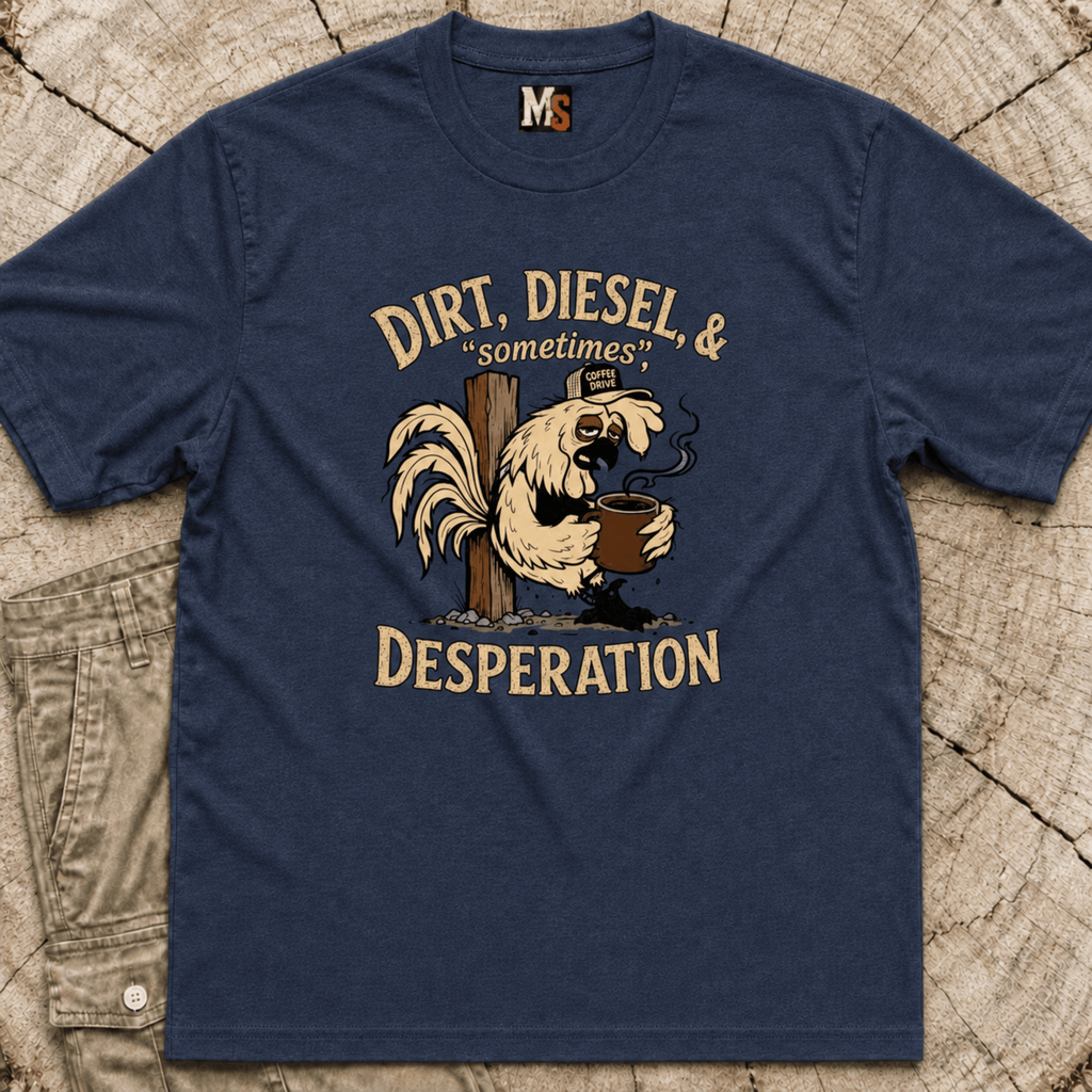 Dirt, Diesel & sometimes Desperation T-shirt
