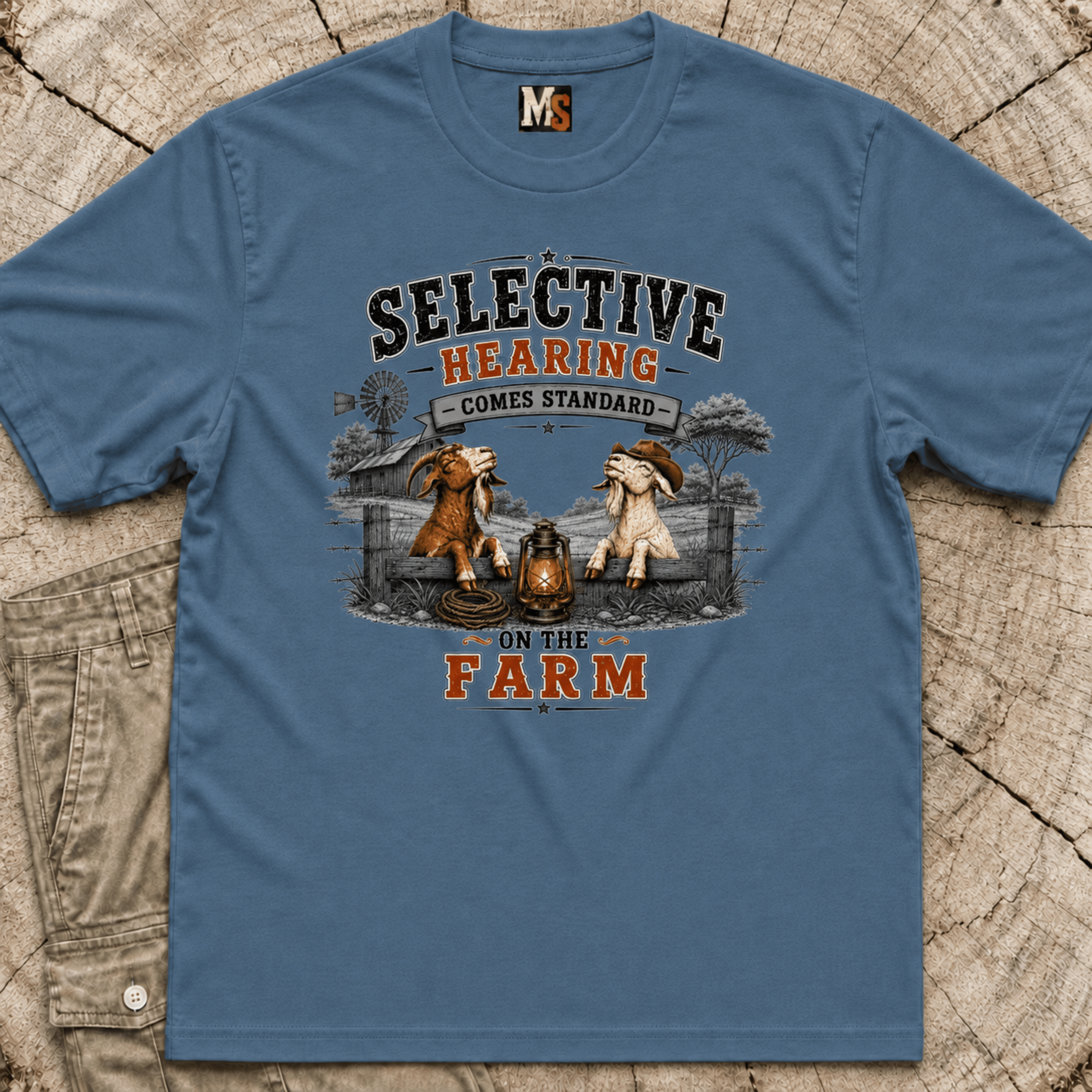 Selective hearing comes standard on the Farm (2) T-shirt