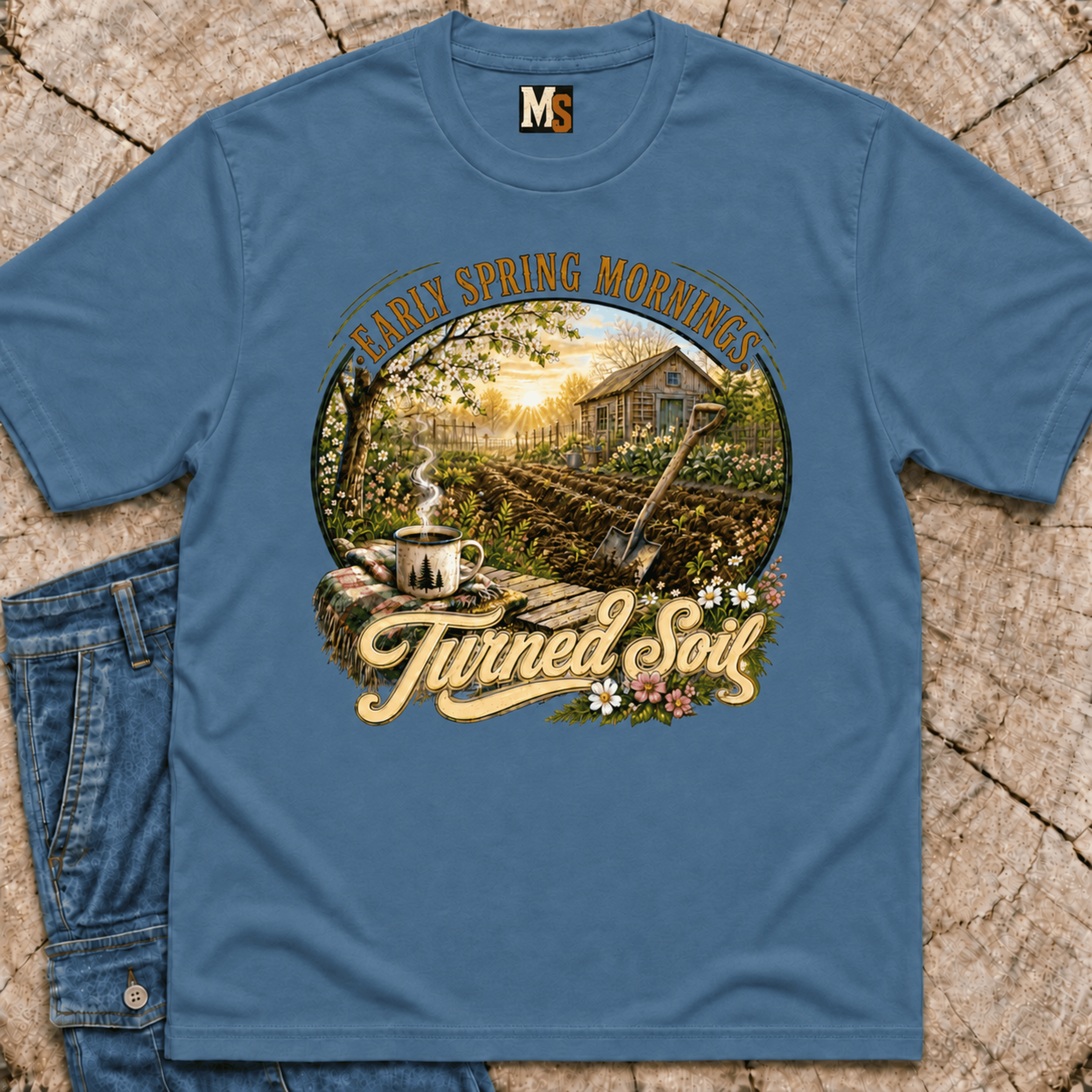 Early Spring Morning - Turned Soil T-shirt