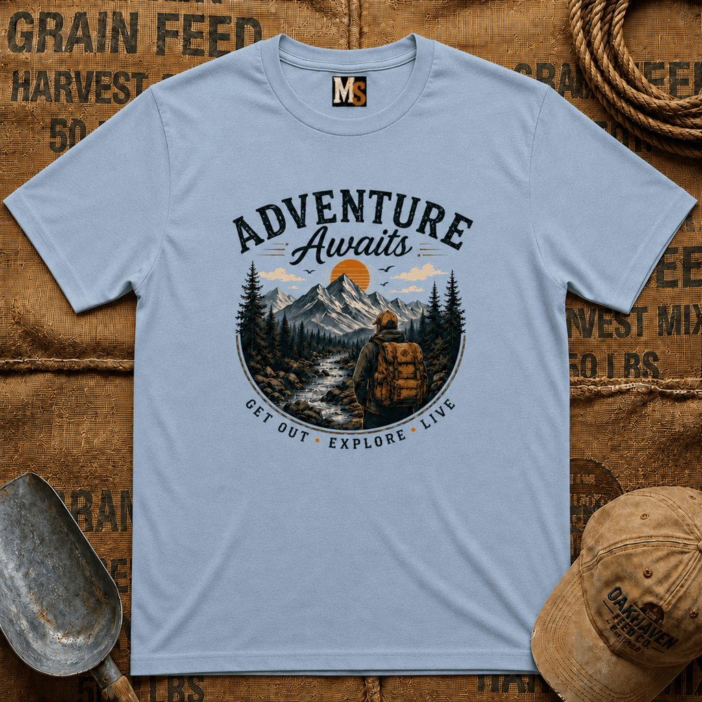 Adventure awaits - explore T-shirt