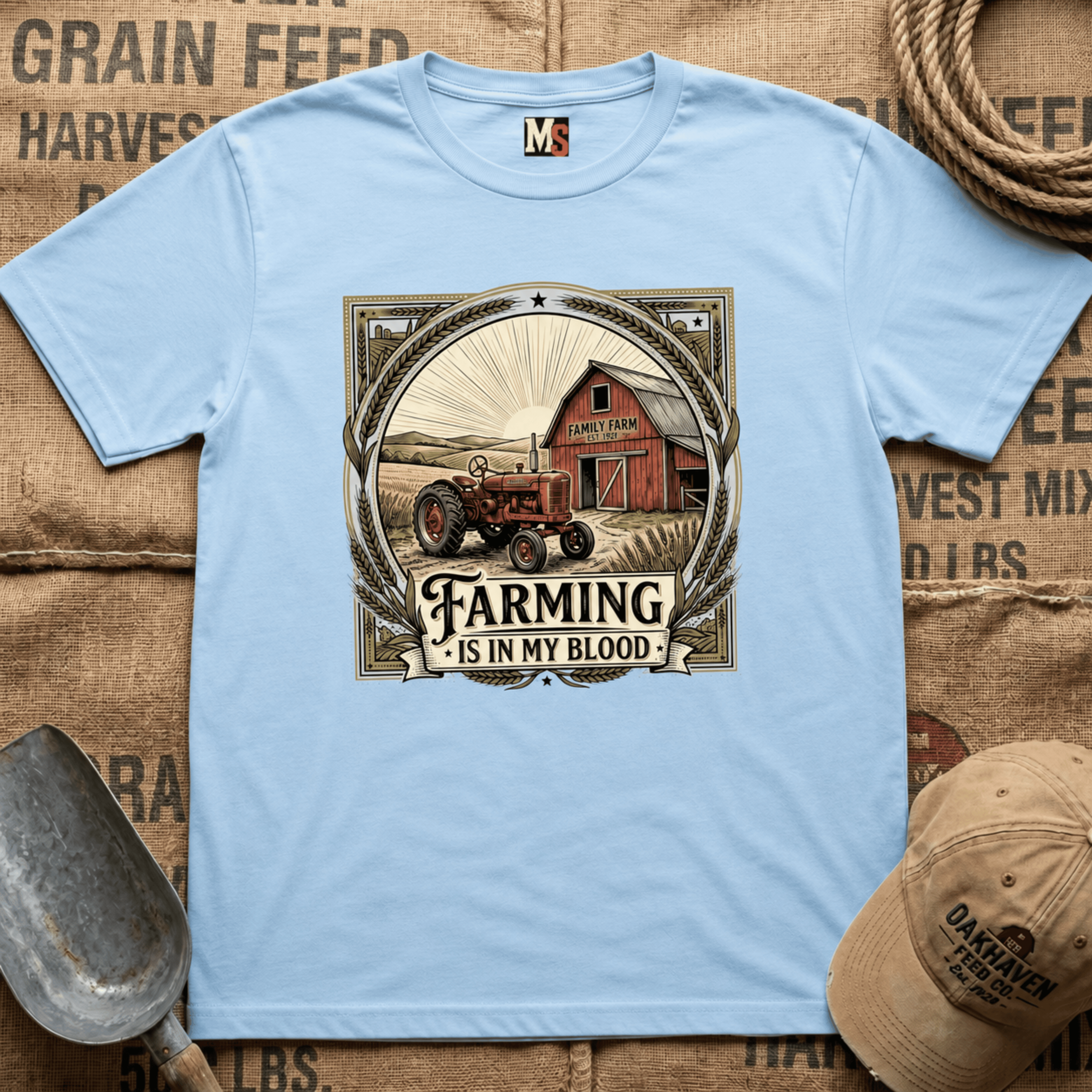 Farming is in my blood T-shirt
