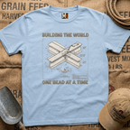 Building the World - one bead at a time -shirt