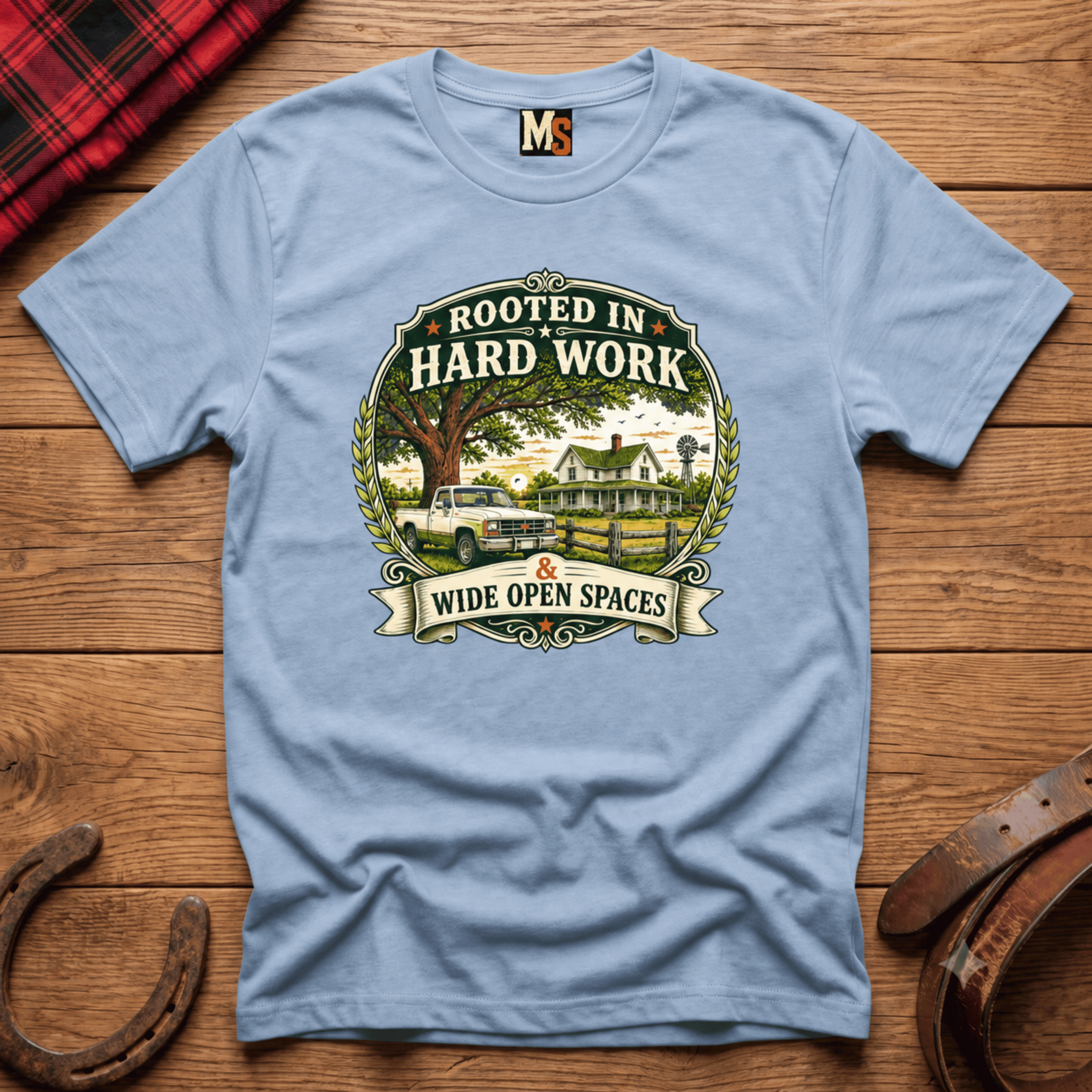 Rooted in hard work T-shirt