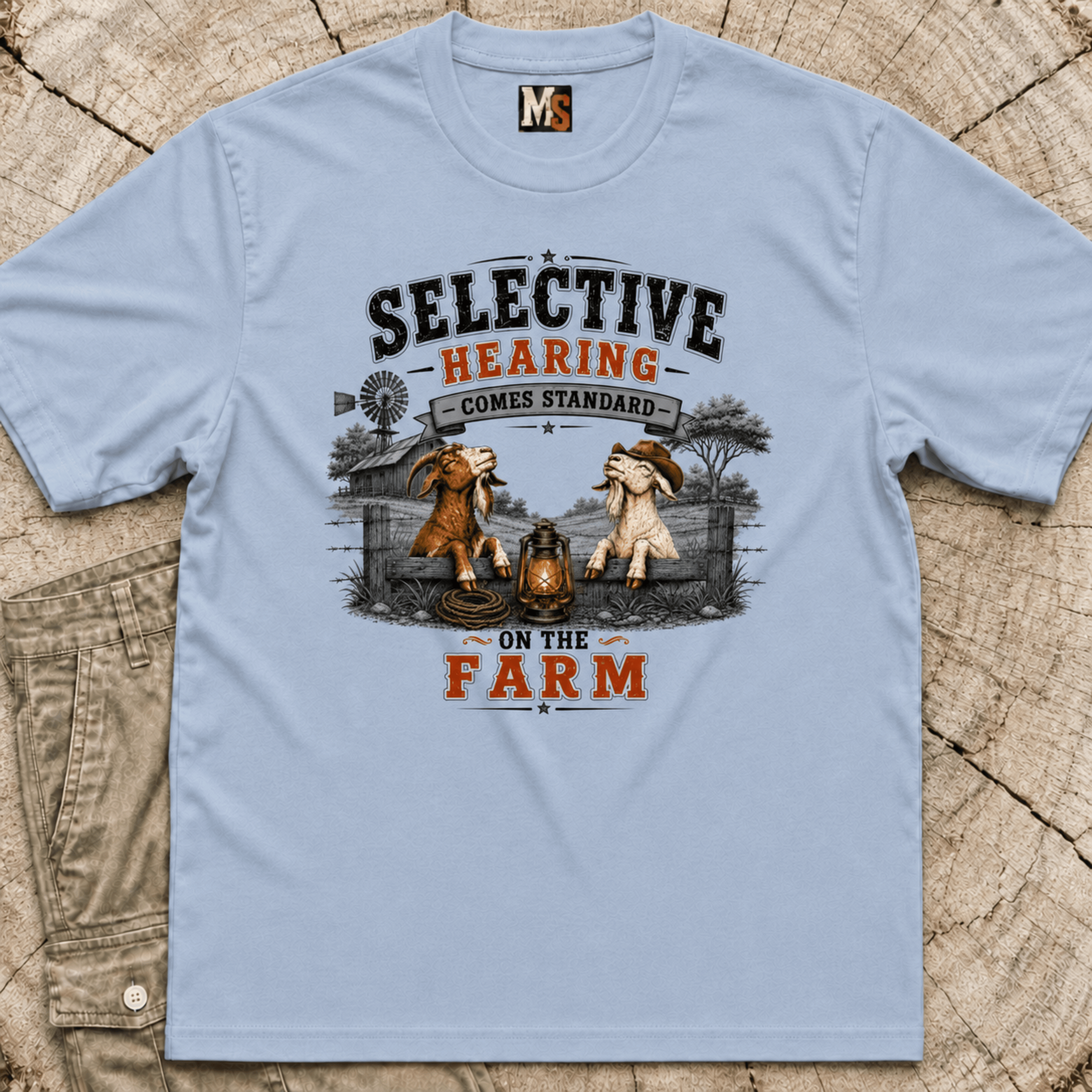 Selective hearing comes standard on the Farm (2) T-shirt