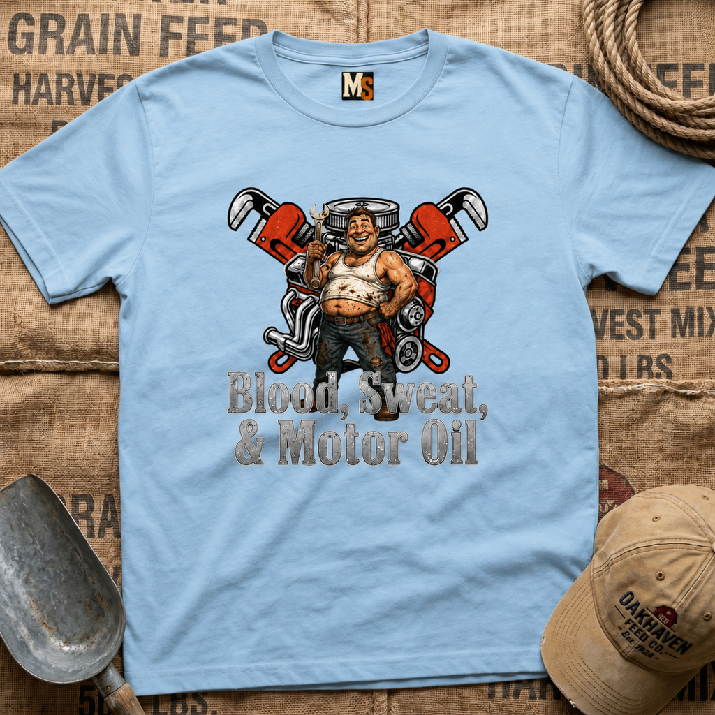 Blood, Sweat & Motor Oil T-shirt