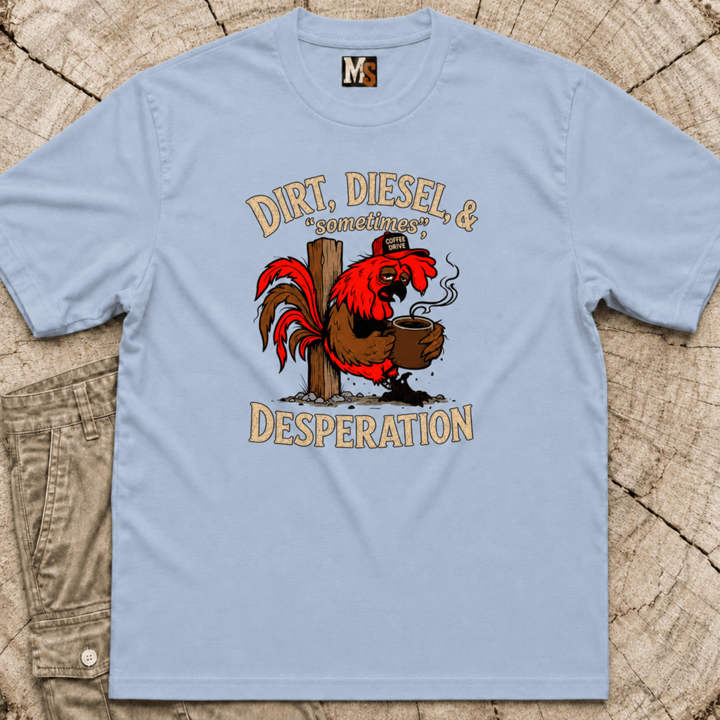 Dirt, Diesel & sometimes Desperation T-shirt