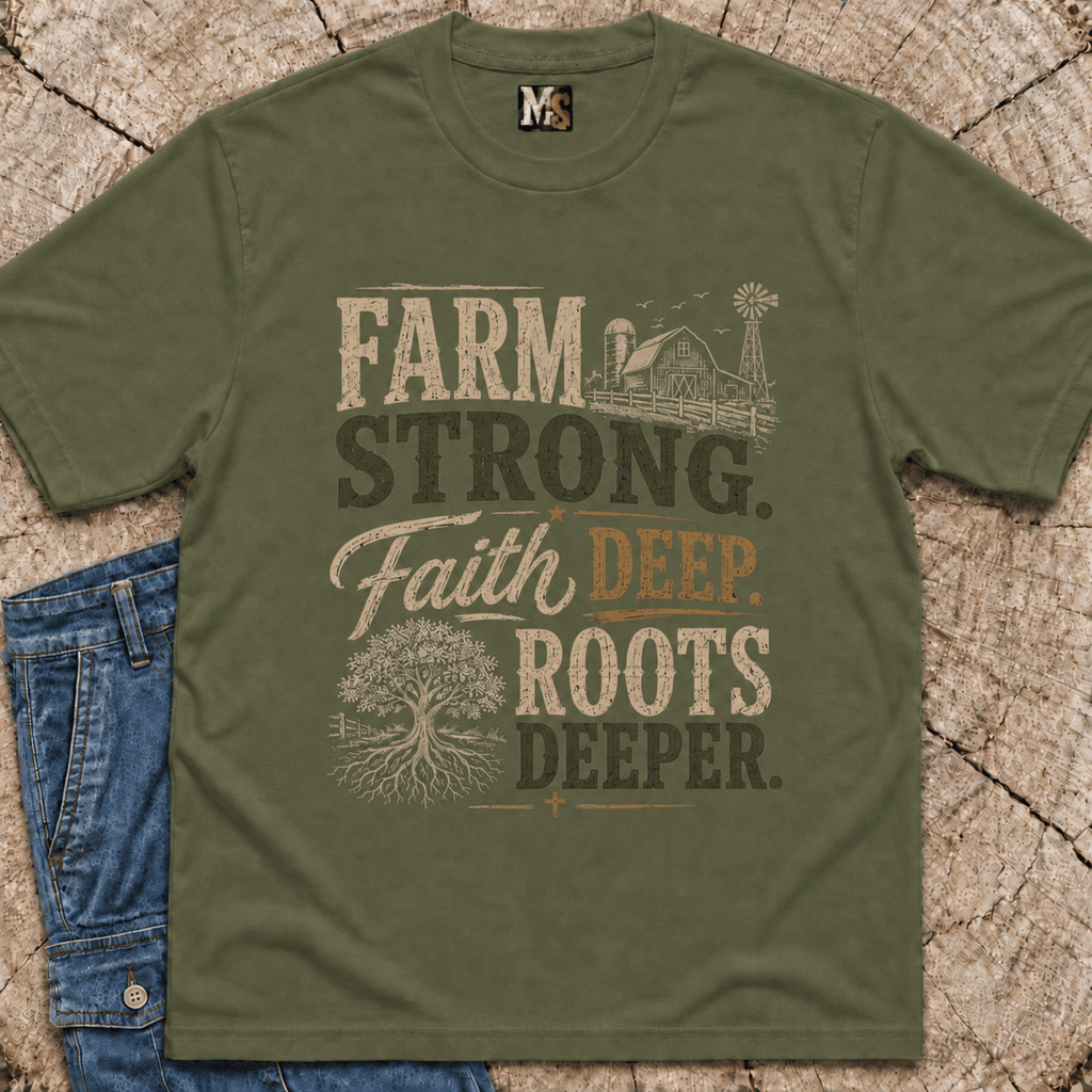 Farm Strong, Faith Deep T-shirt
