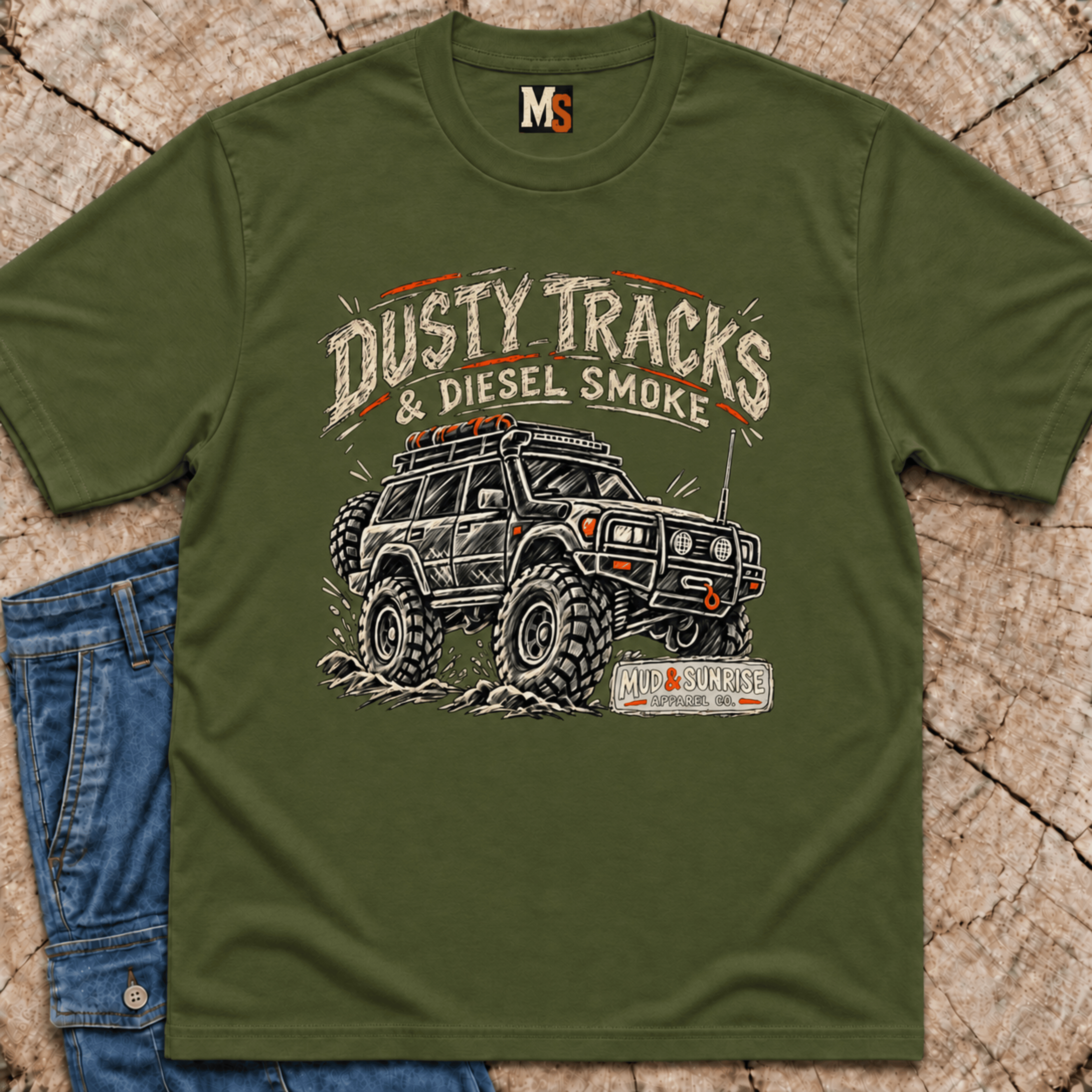 Dusty Tracks & Diesel Smoke T-shirt