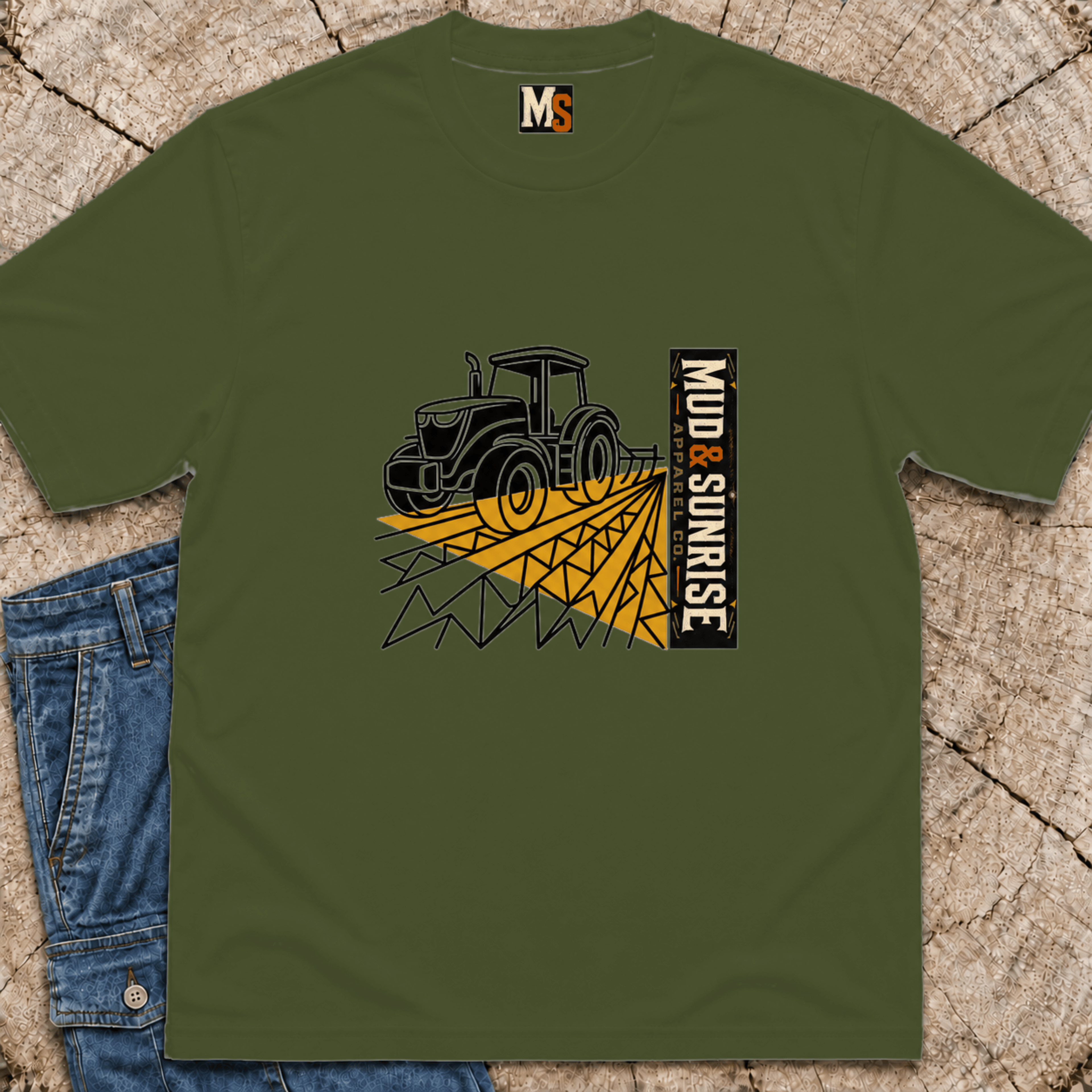 Tractor 'Mud & Sunrise' T‑Shirt