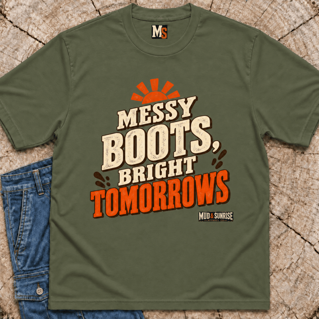 Messy Boots Bright Tomorrows T-Shirt