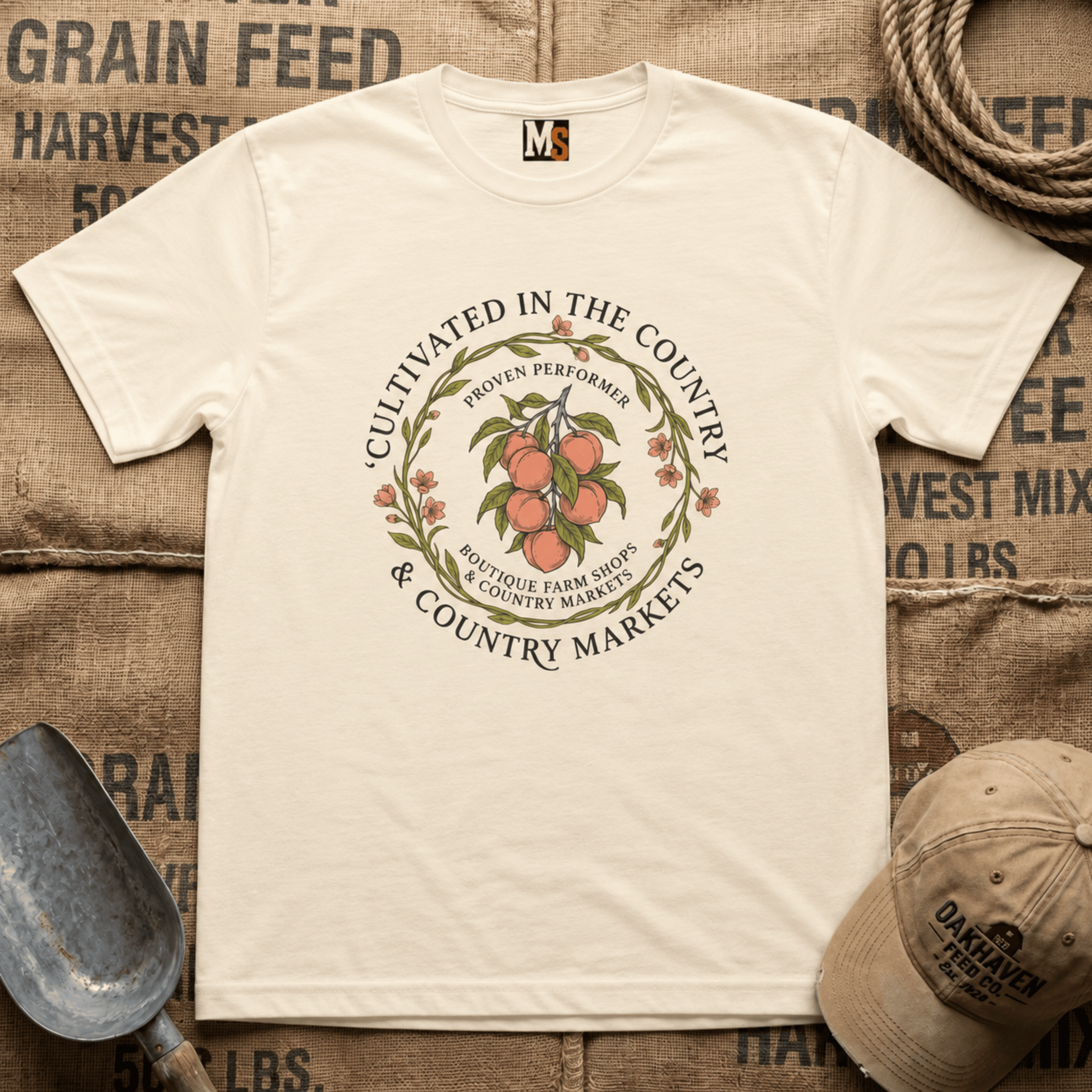 Cultivated in the country & Country Markets T-shirt