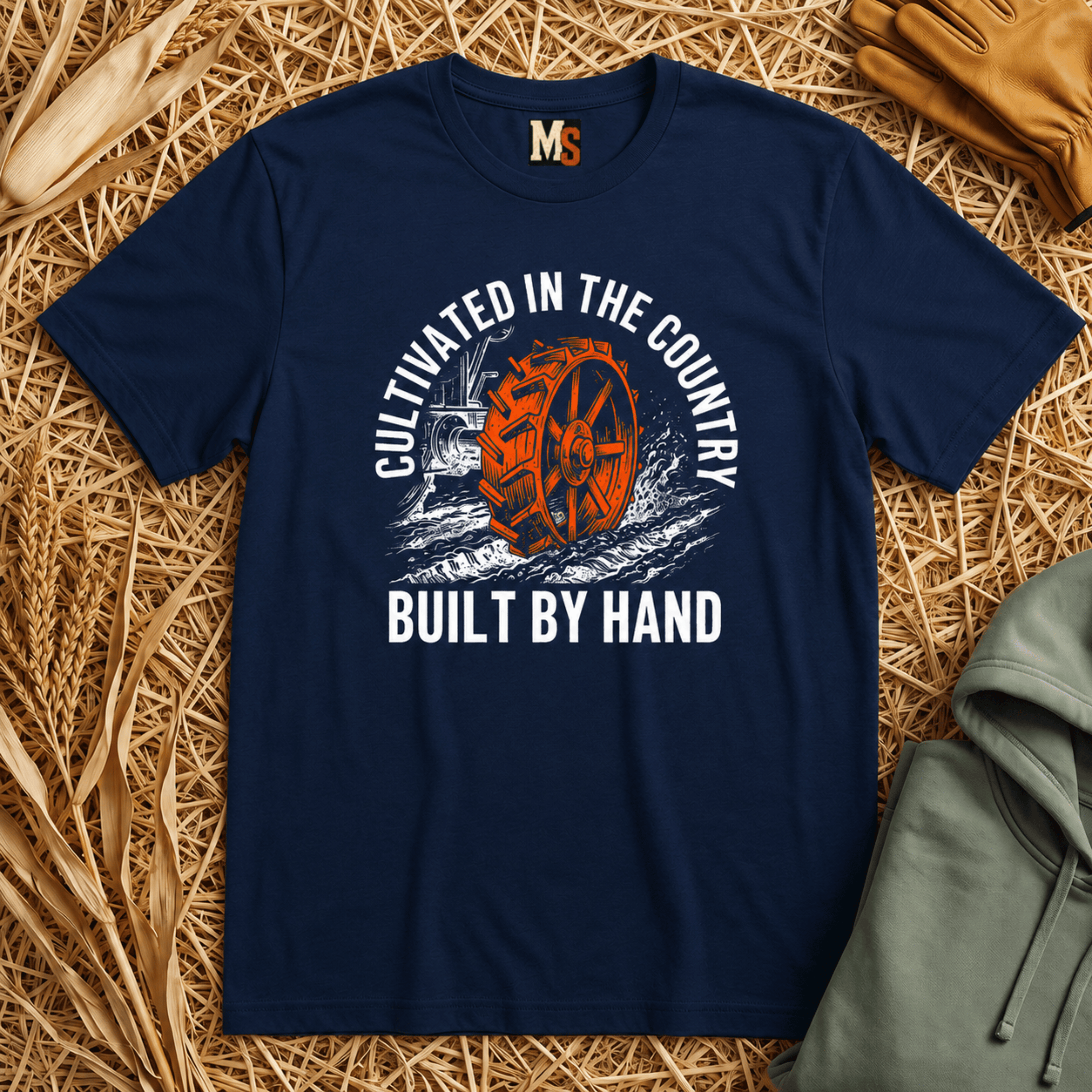 Cultivated in the Country — Built by Hand Vintage Tractor Tee