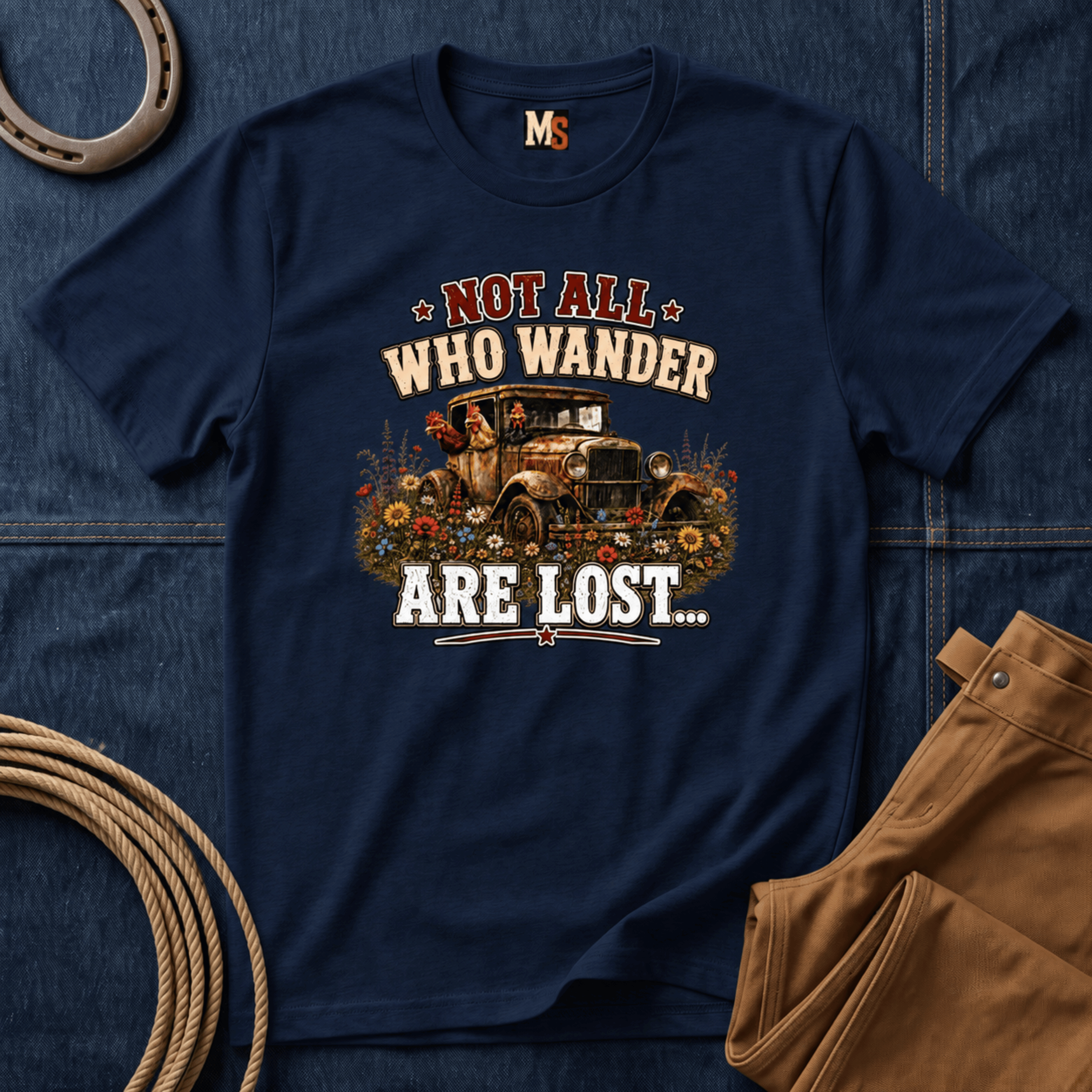Not all who wander are lost T-shirt