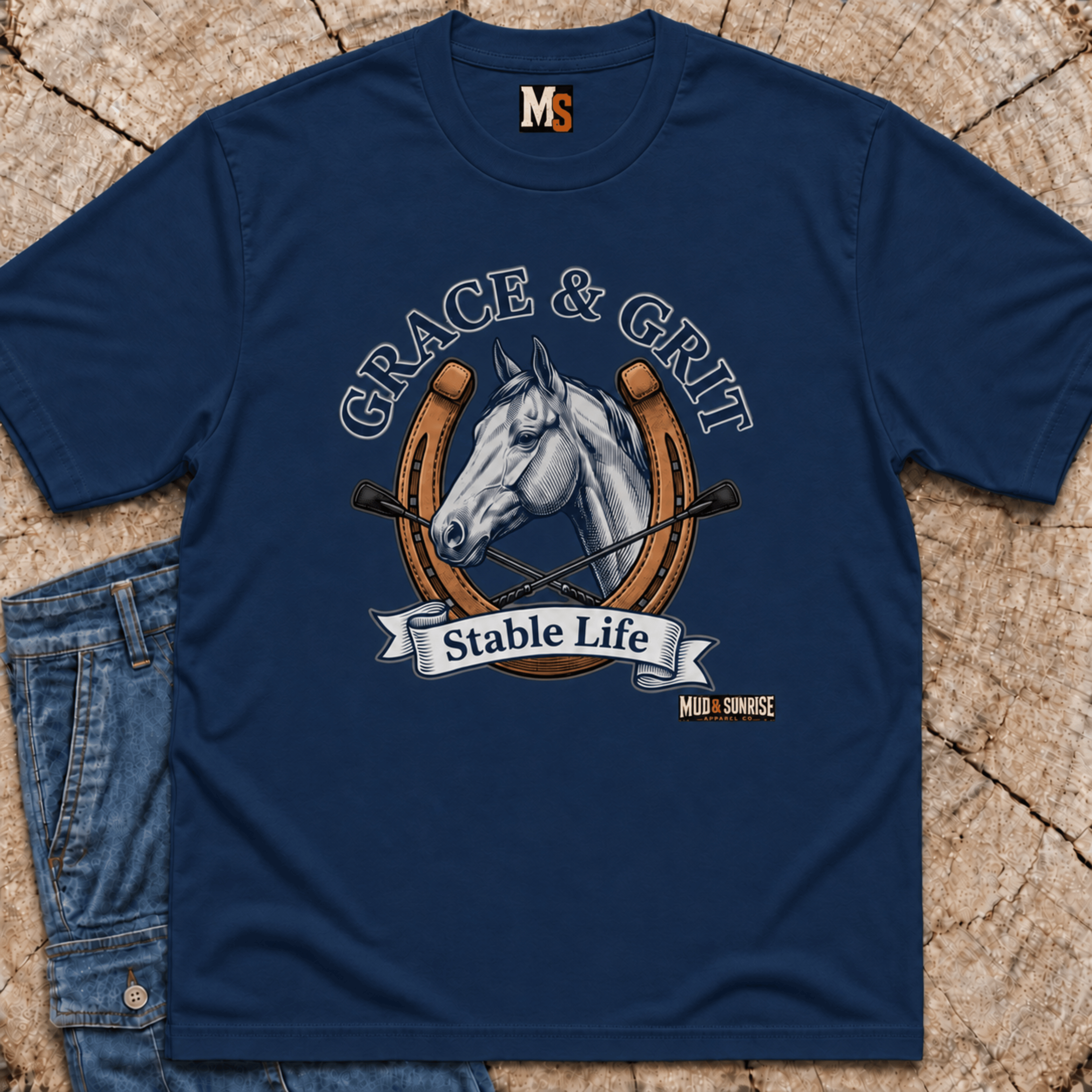 Grace & Grit - stable life T-shirt