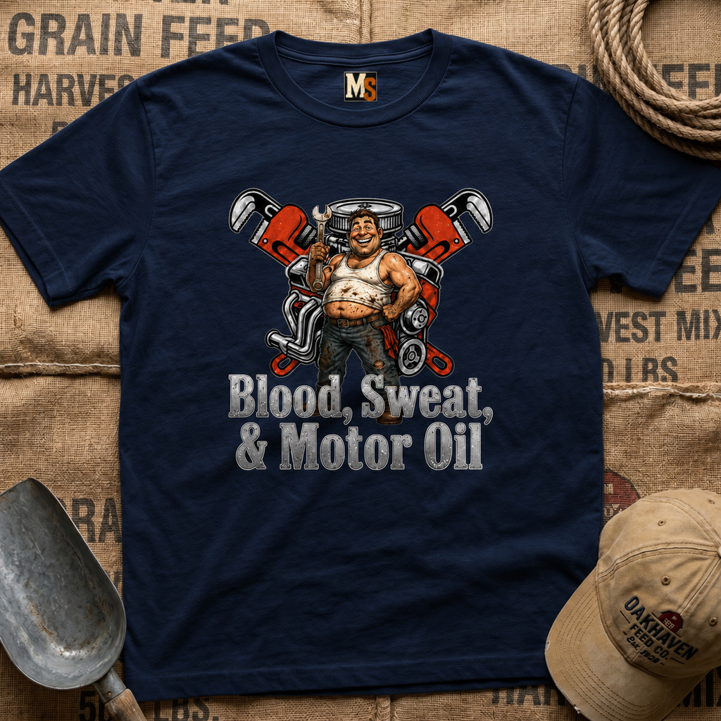 Blood, Sweat & Motor Oil T-shirt