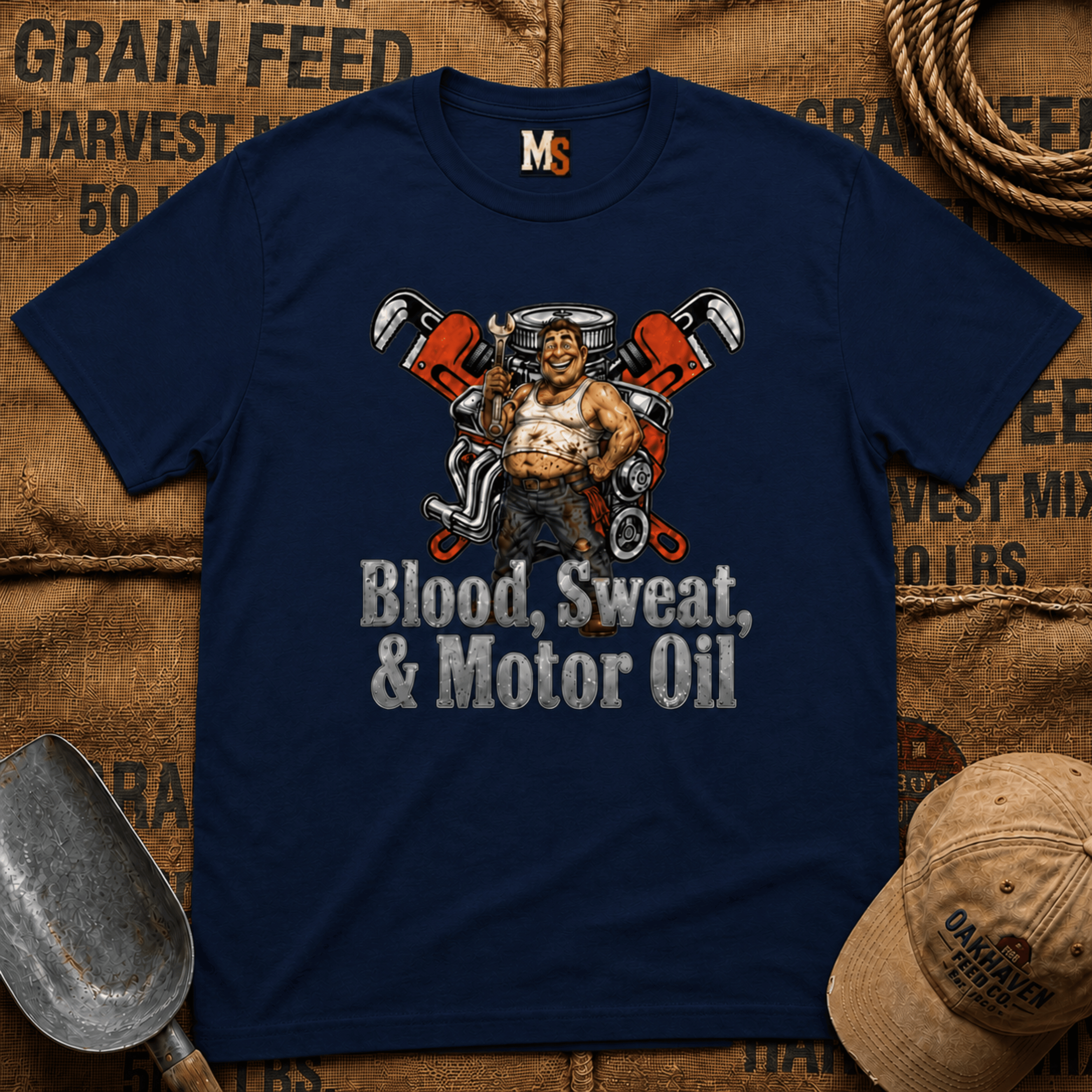 Blood, Sweat & Motor Oil T-shirt
