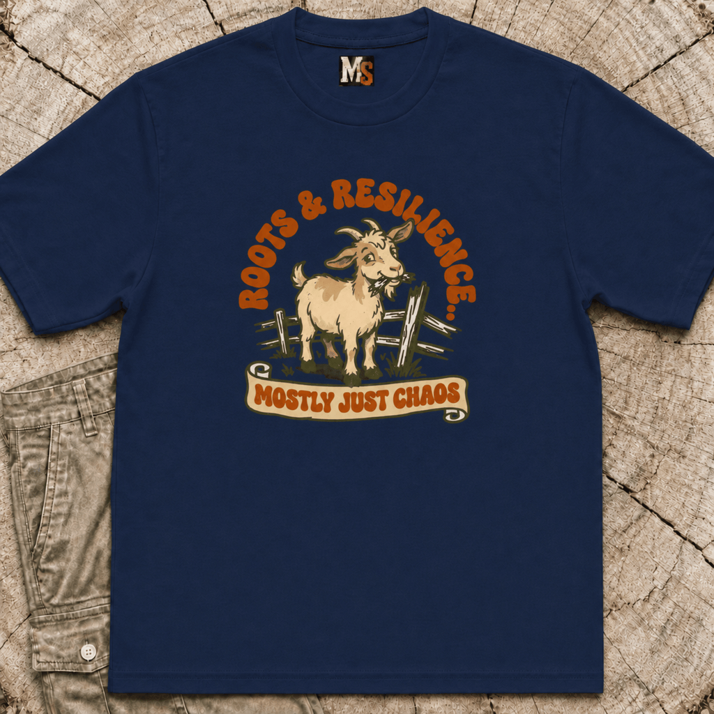 Roots & Resilience - mostly just chaos T-shirt