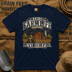 American Farmlife - Work hard, live simple T-shirt