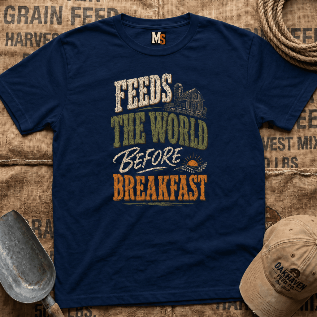 Feeds the World Before Breakfast T-shirt