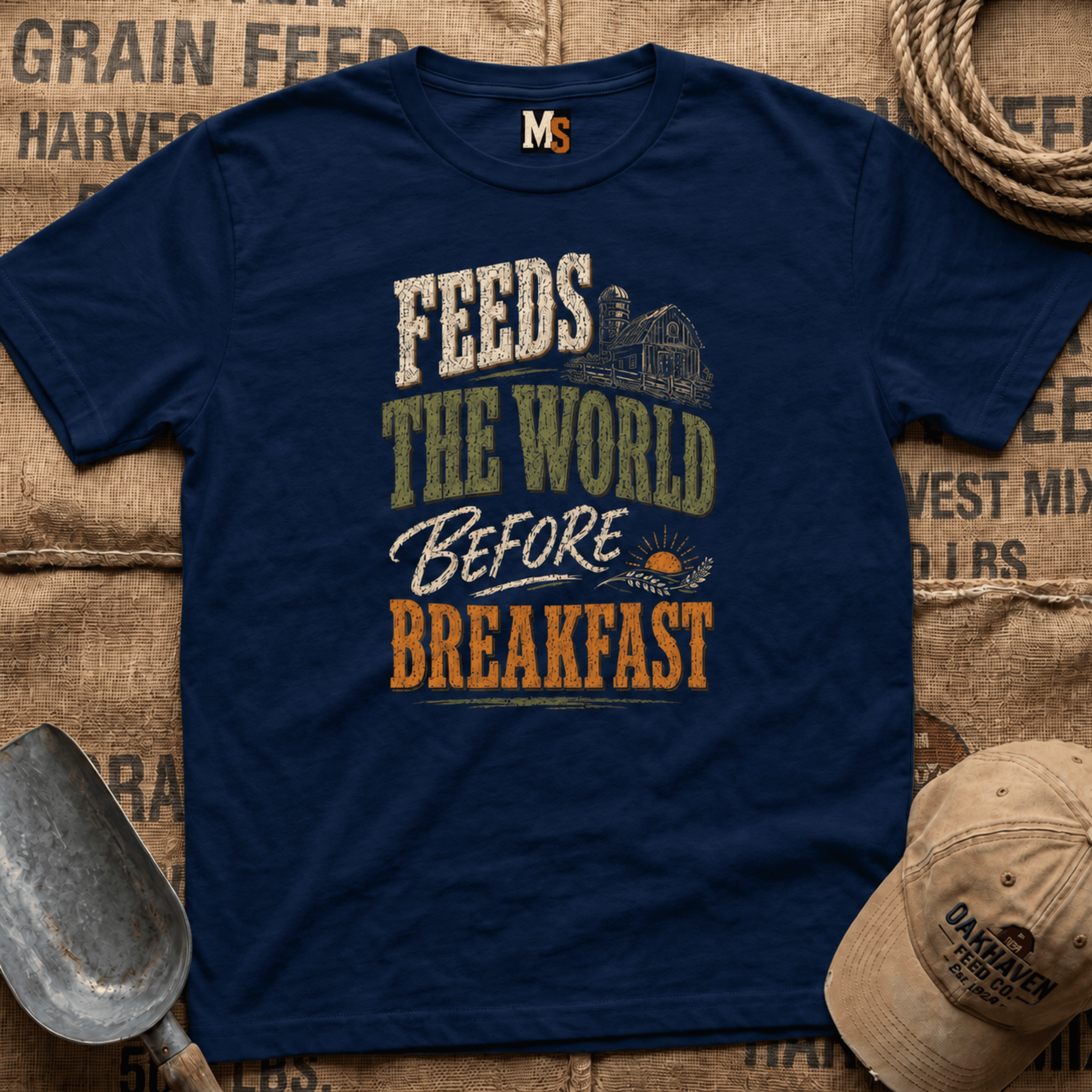 Feeds the World Before Breakfast T-shirt