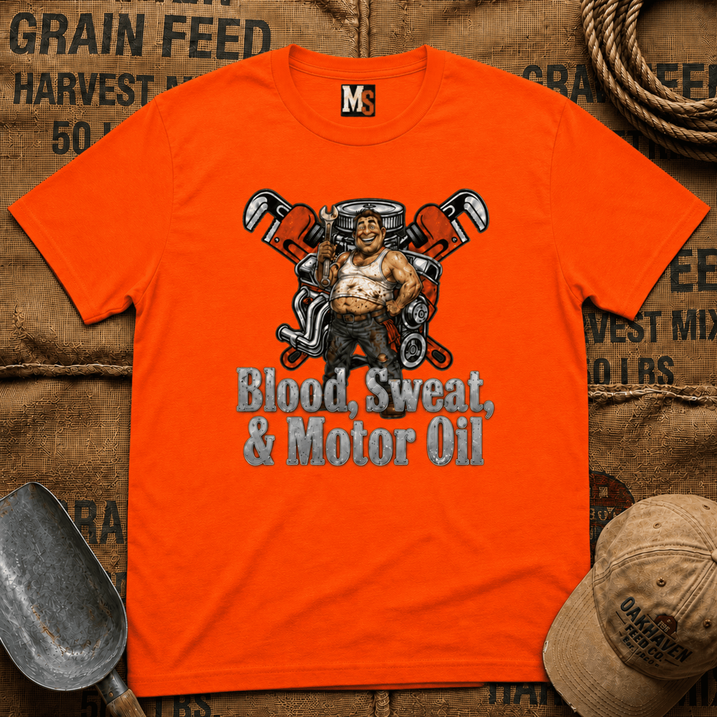 Blood, Sweat & Motor Oil T-shirt