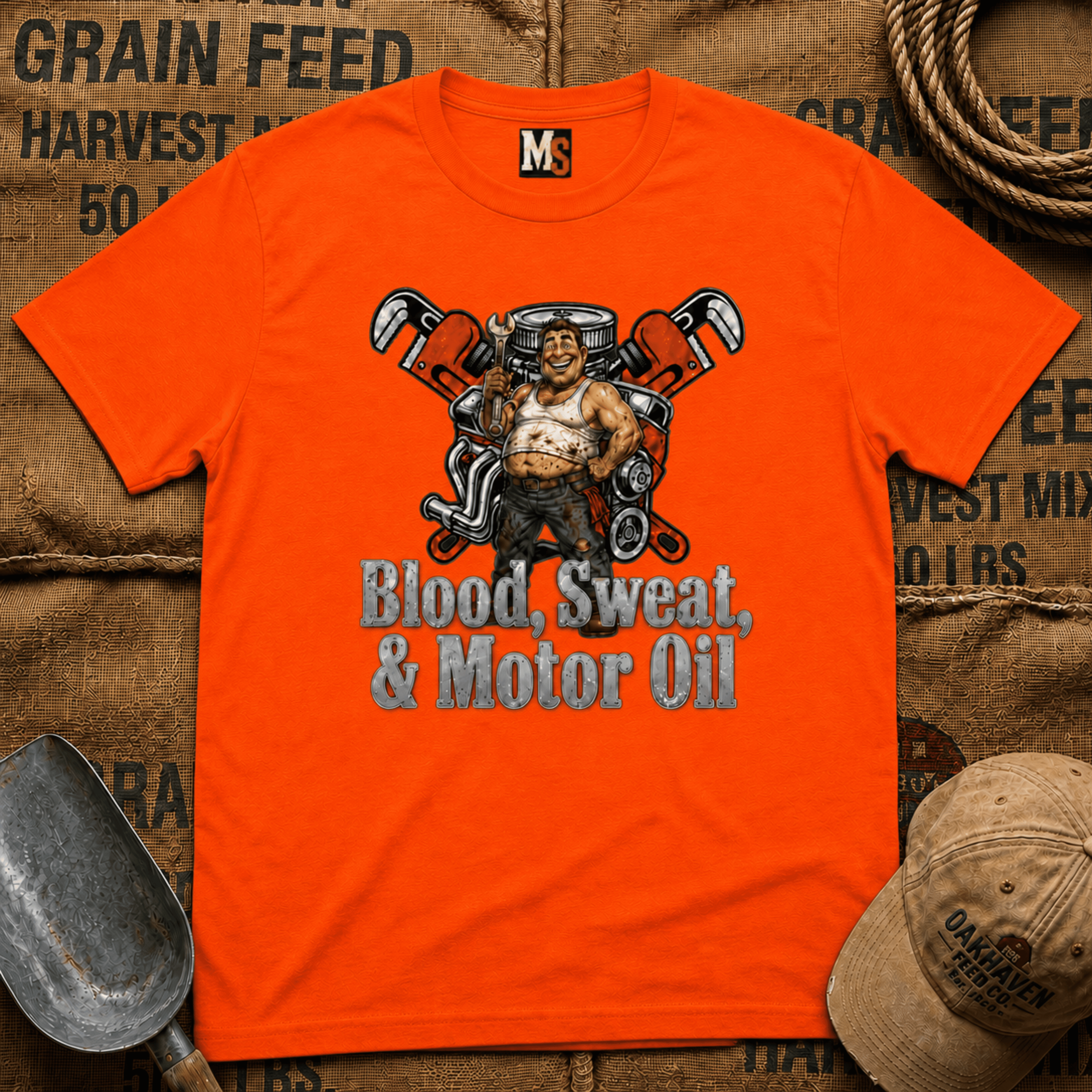 Blood, Sweat & Motor Oil T-shirt