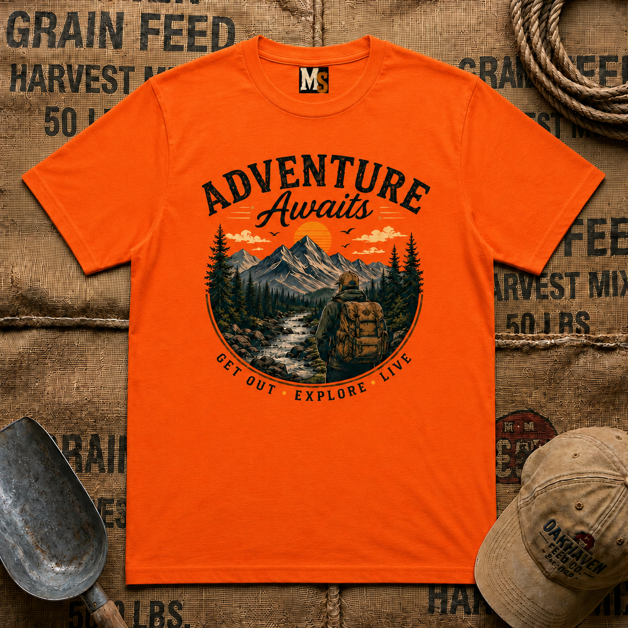 Adventure awaits - explore T-shirt