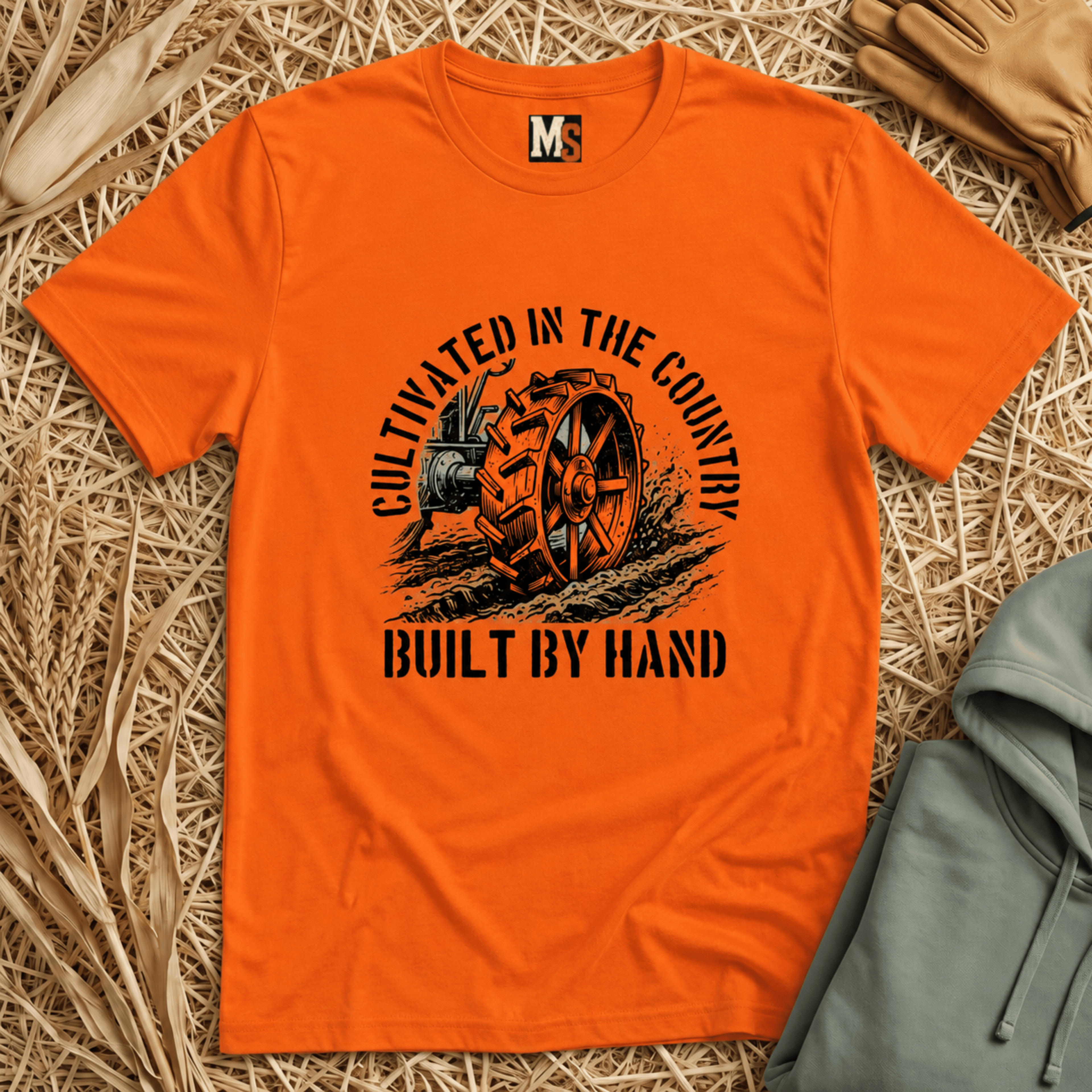 Cultivated in the Country — Built by Hand Vintage Tractor Tee