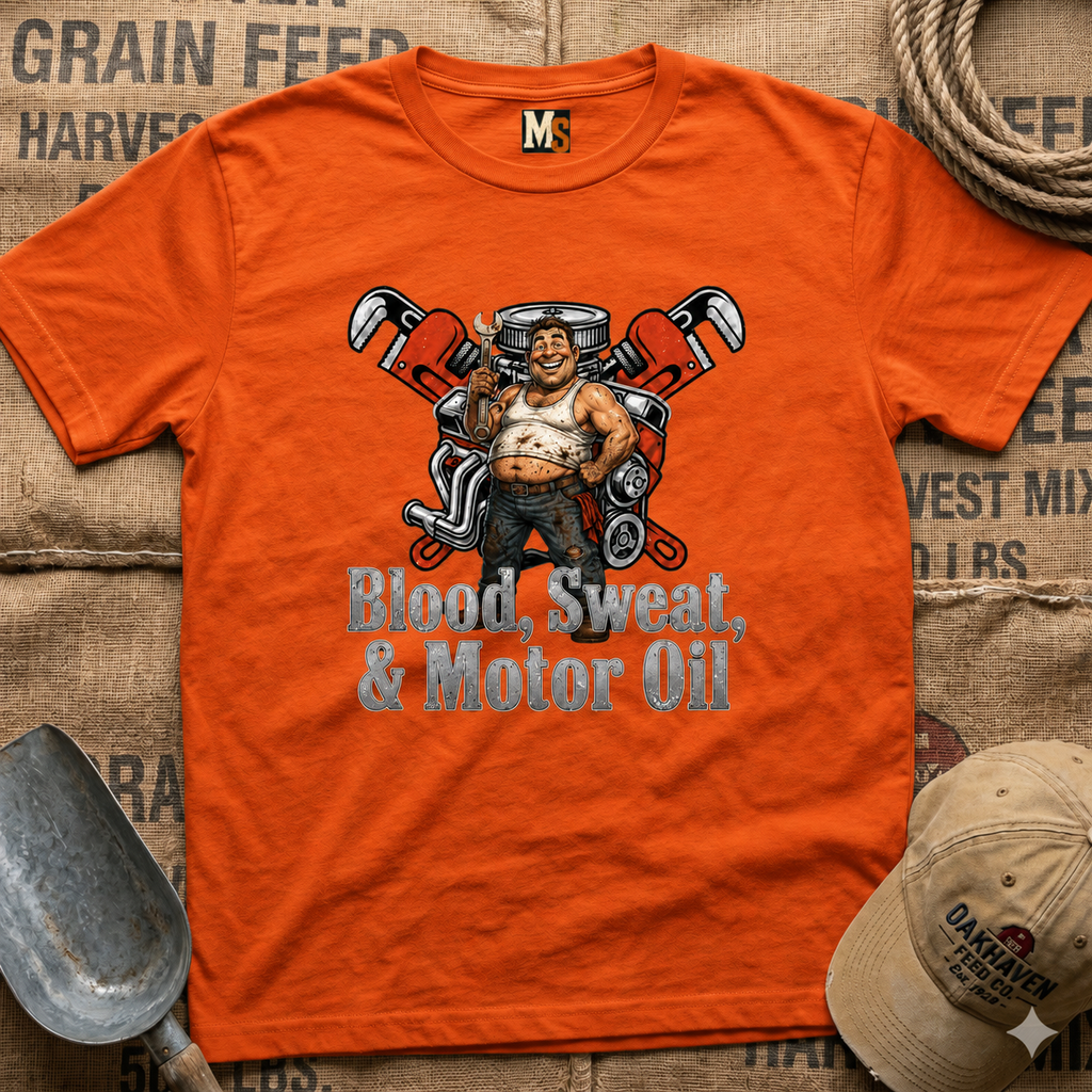 Blood, Sweat & Motor Oil T-shirt