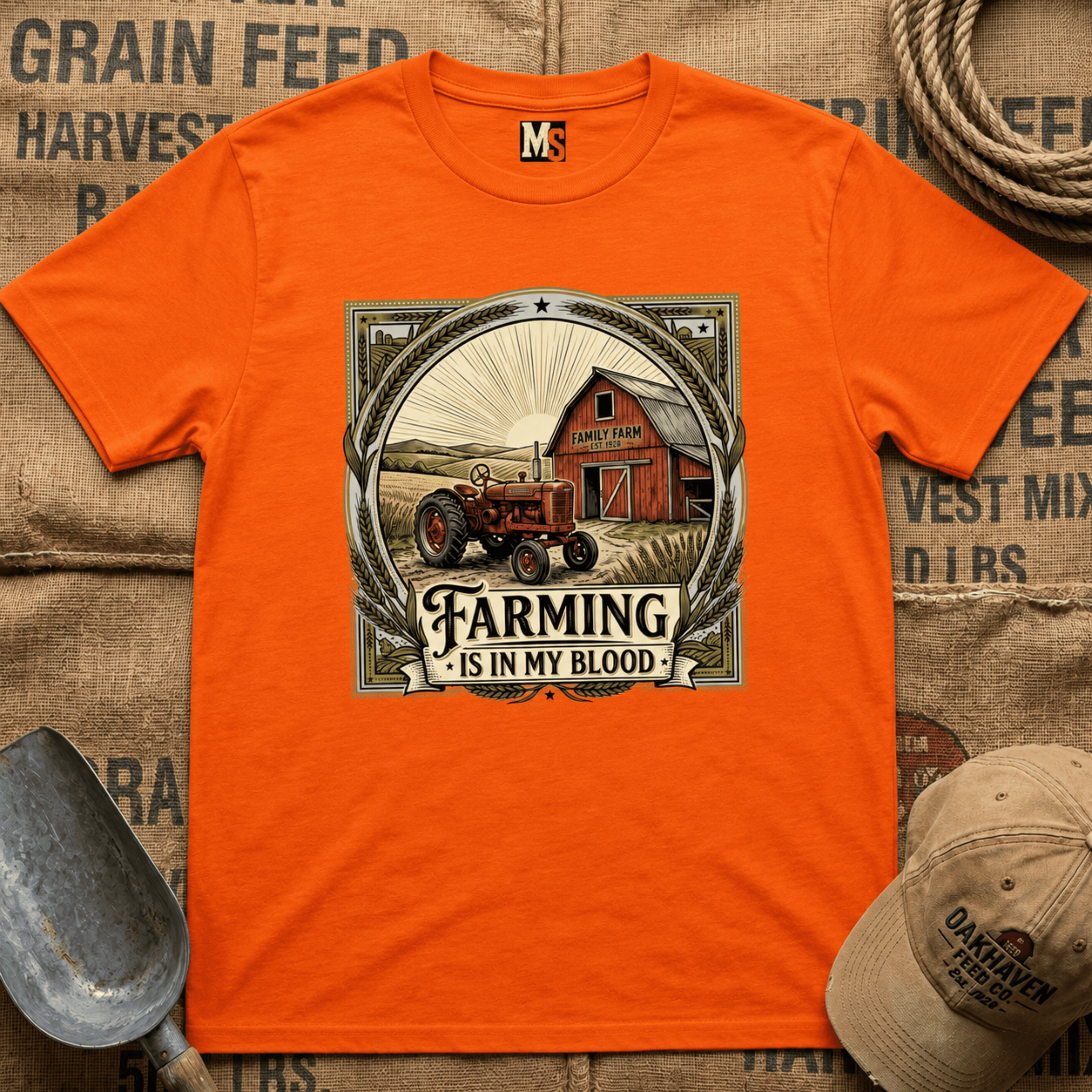 Farming is in my blood T-shirt