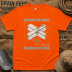 Building the World - one bead at a time -shirt
