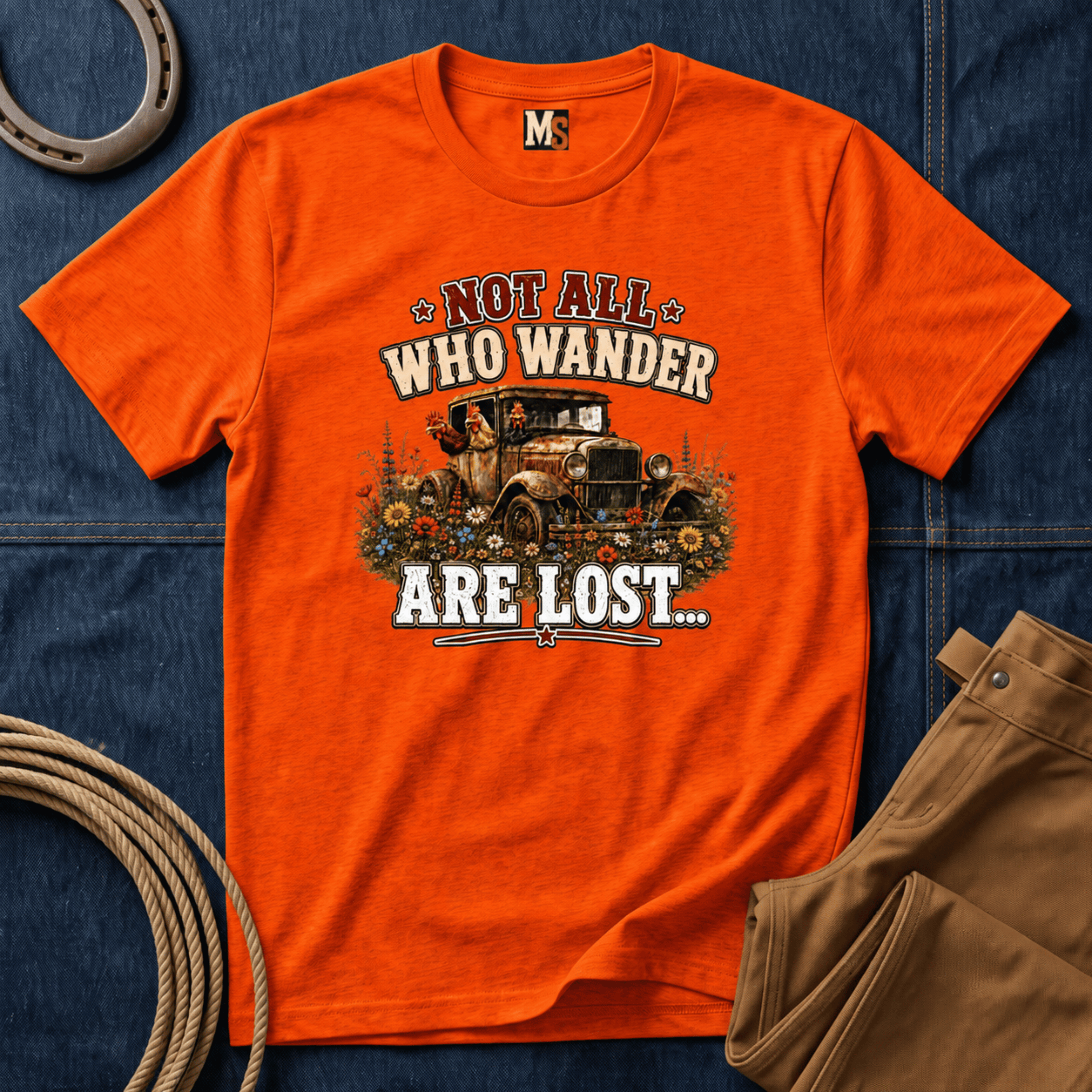 Not all who wander are lost T-shirt