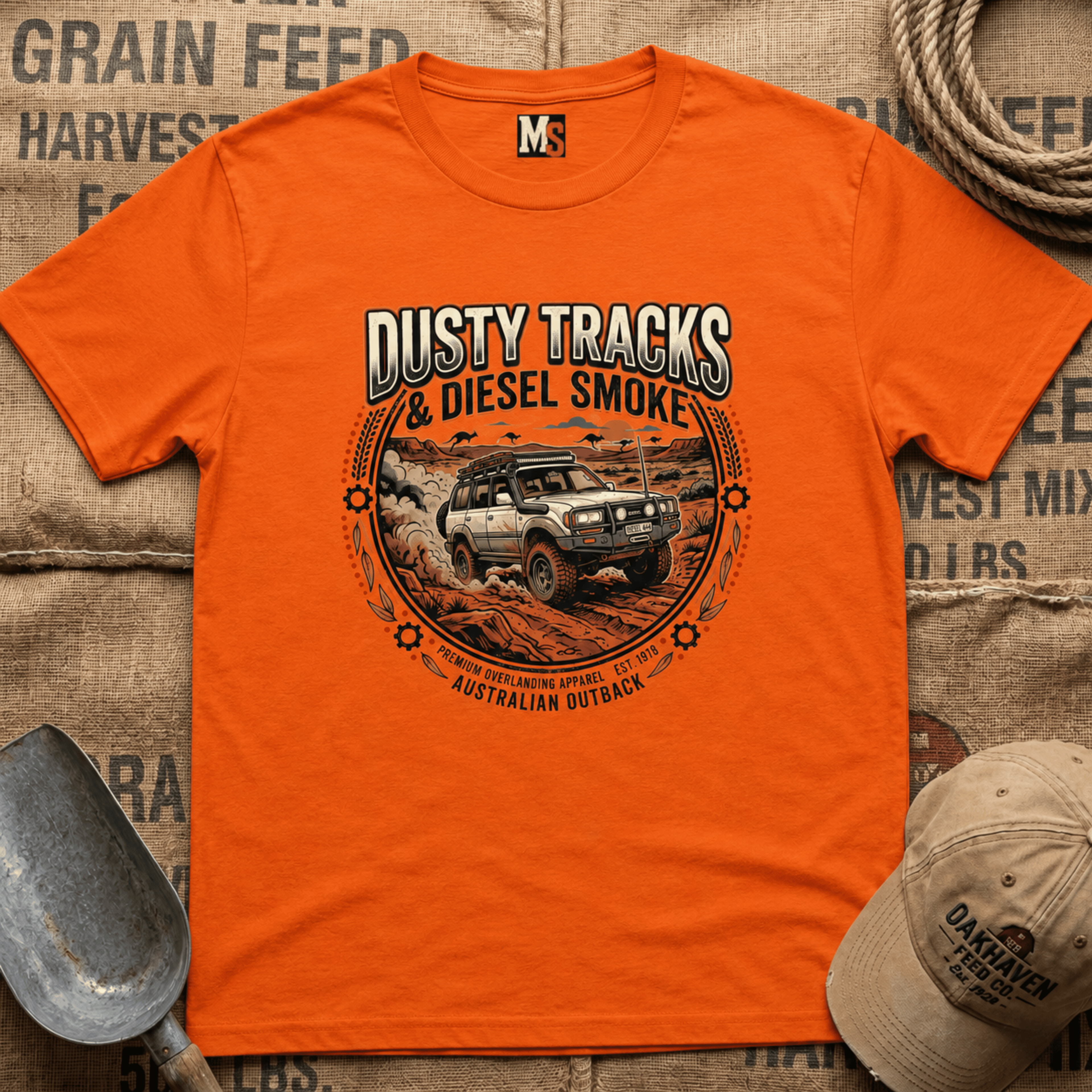 Dusty Tracks & Diesel Smoke T-shirt