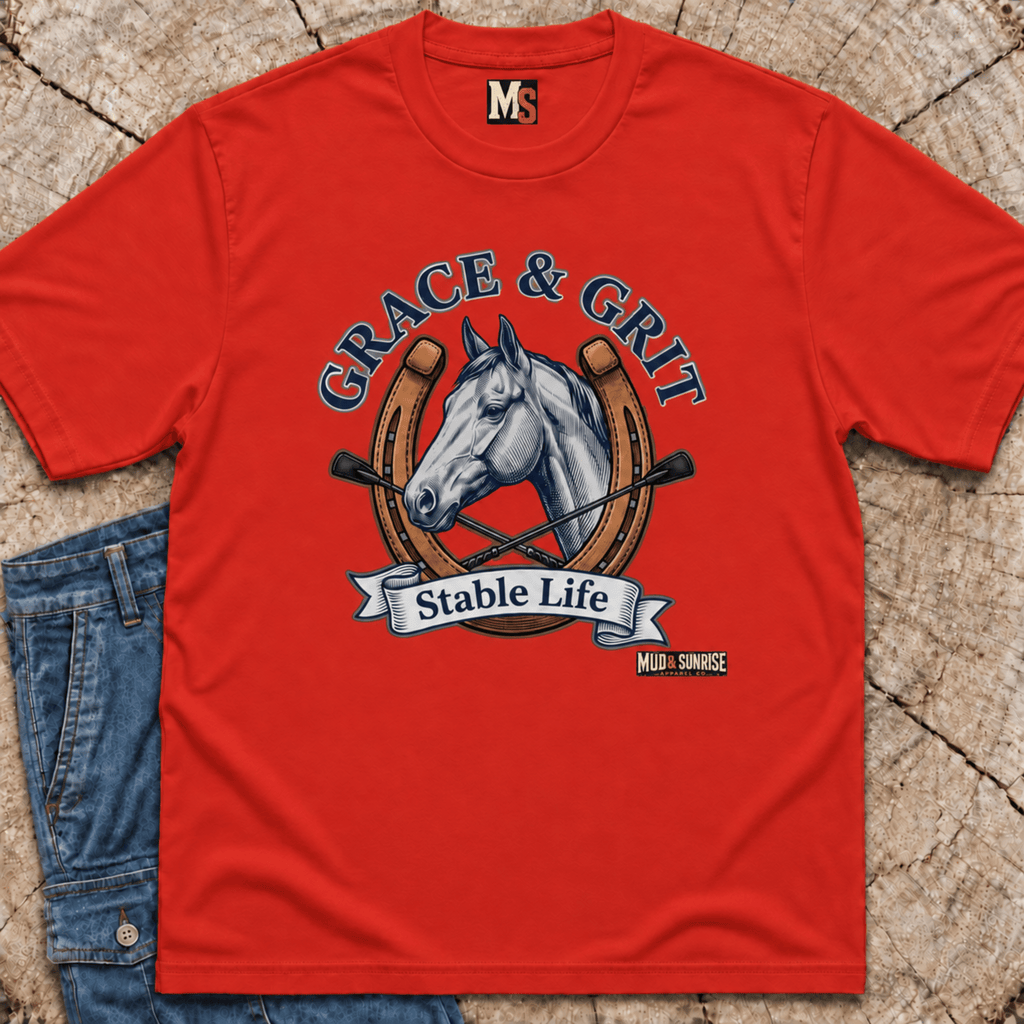 Grace & Grit - stable life T-shirt
