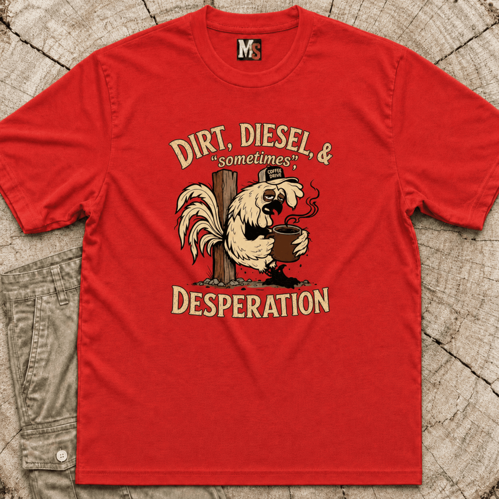 Dirt, Diesel & sometimes Desperation T-shirt