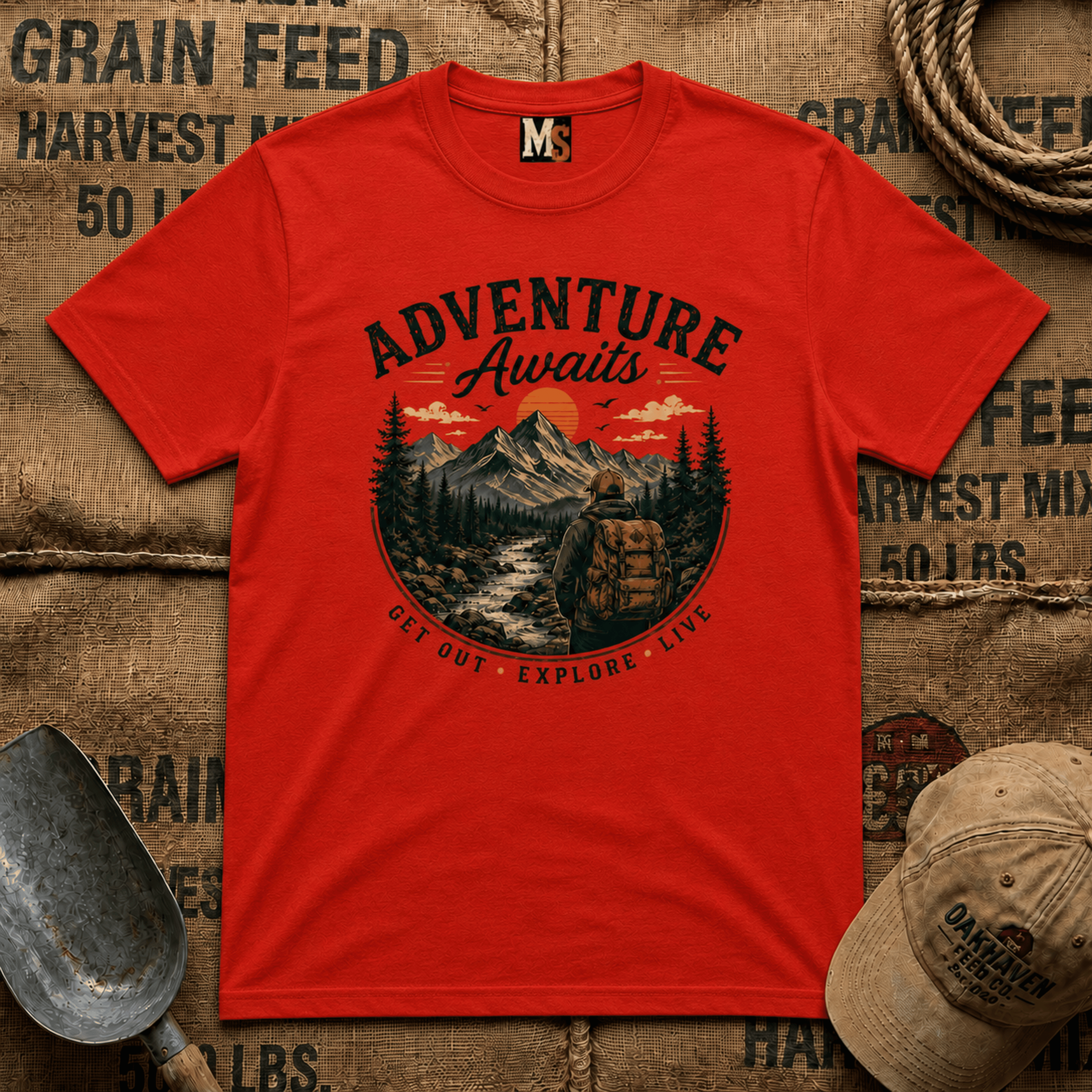 Adventure awaits - explore T-shirt