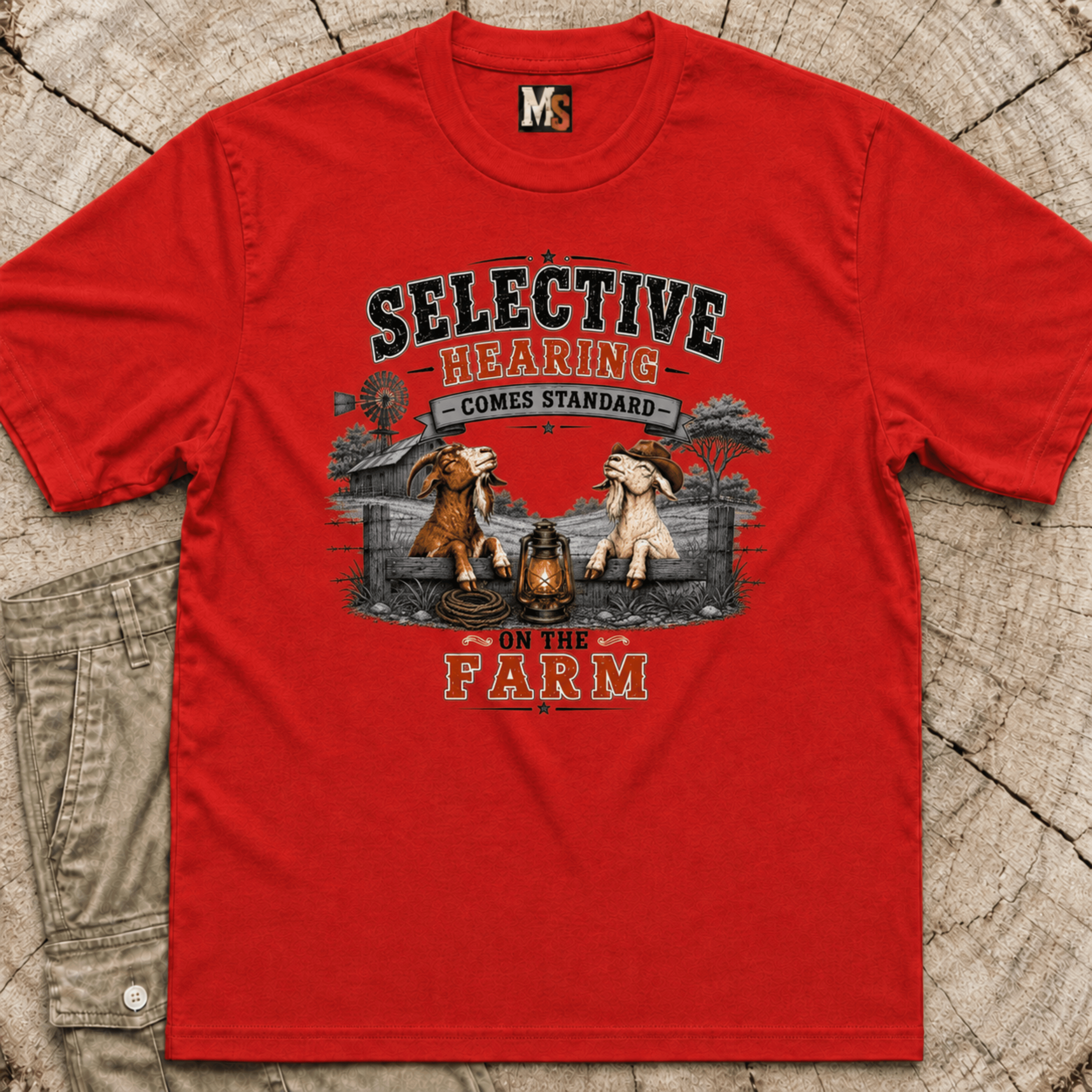 Selective hearing comes standard on the Farm (2) T-shirt