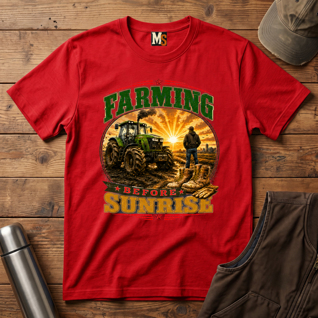 Farming before Sunrise T-Shirt