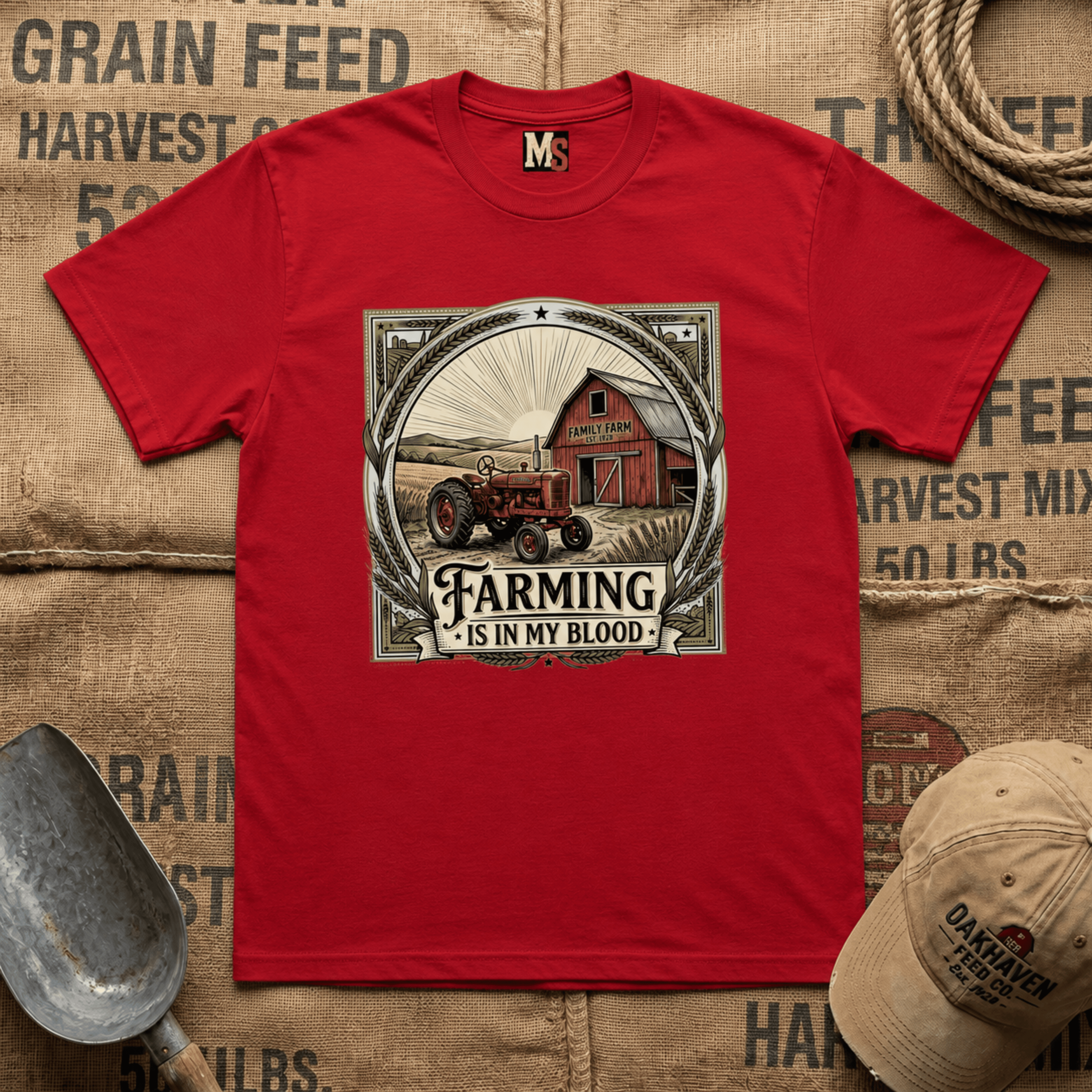 Farming is in my blood T-shirt