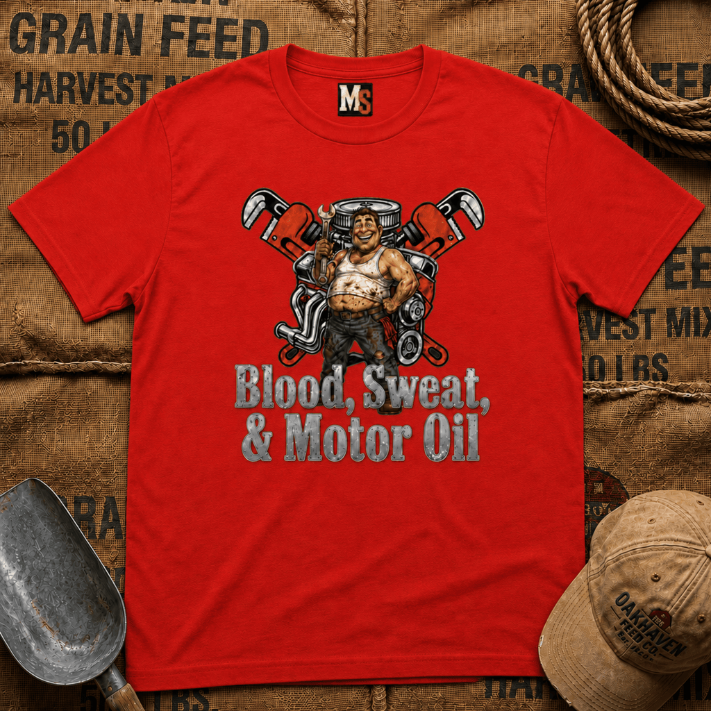 Blood, Sweat & Motor Oil T-shirt