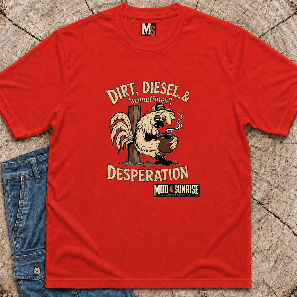 Dirt, Diesel & sometimes Desperation T-shirt